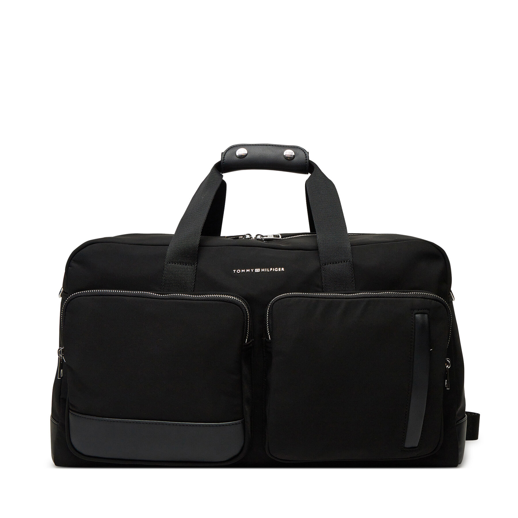 Męska Torba Tommy Hilfiger Czarny Th Business Nylon Duffle AM0AM13382