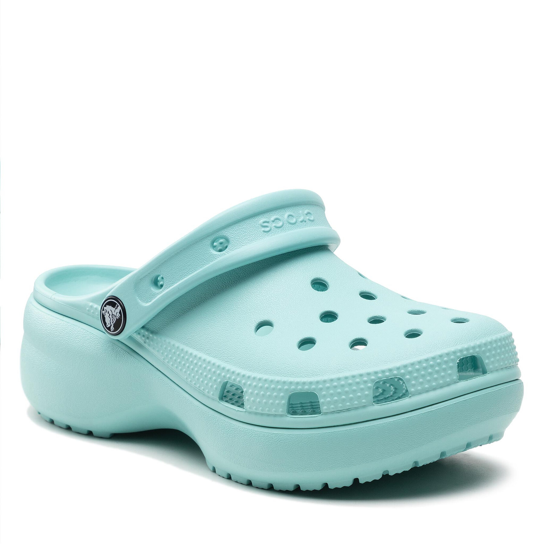 Sandaler och Slip-ons Crocs Classic Platform Clog 206750 Pure Water