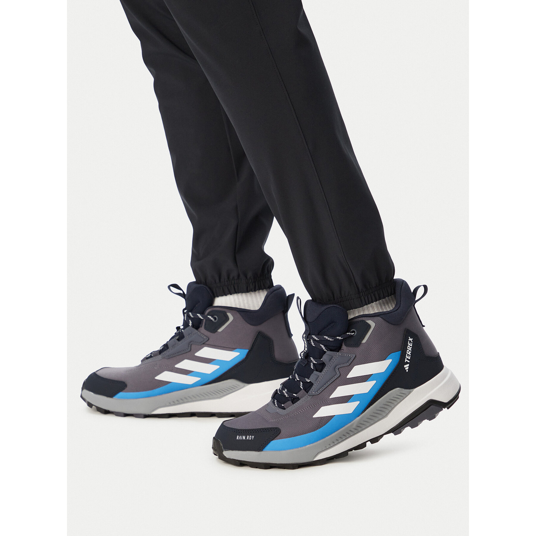 Trekkings adidas Terrex Anylander Mid Rain.Rdy Hiking Shoes JR6593 Gri