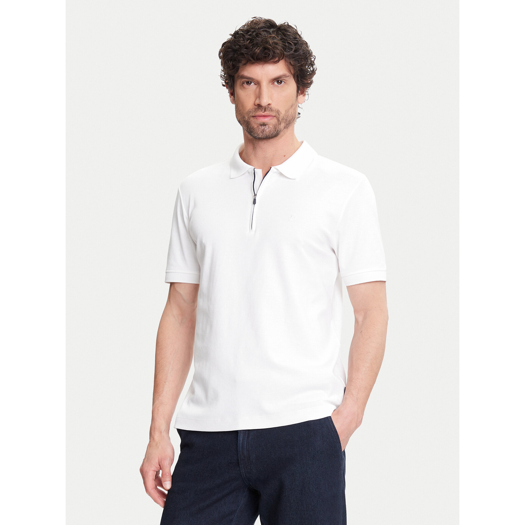 Pierre Cardin Pólóing C5 21455.2119 Fehér Regular Fit