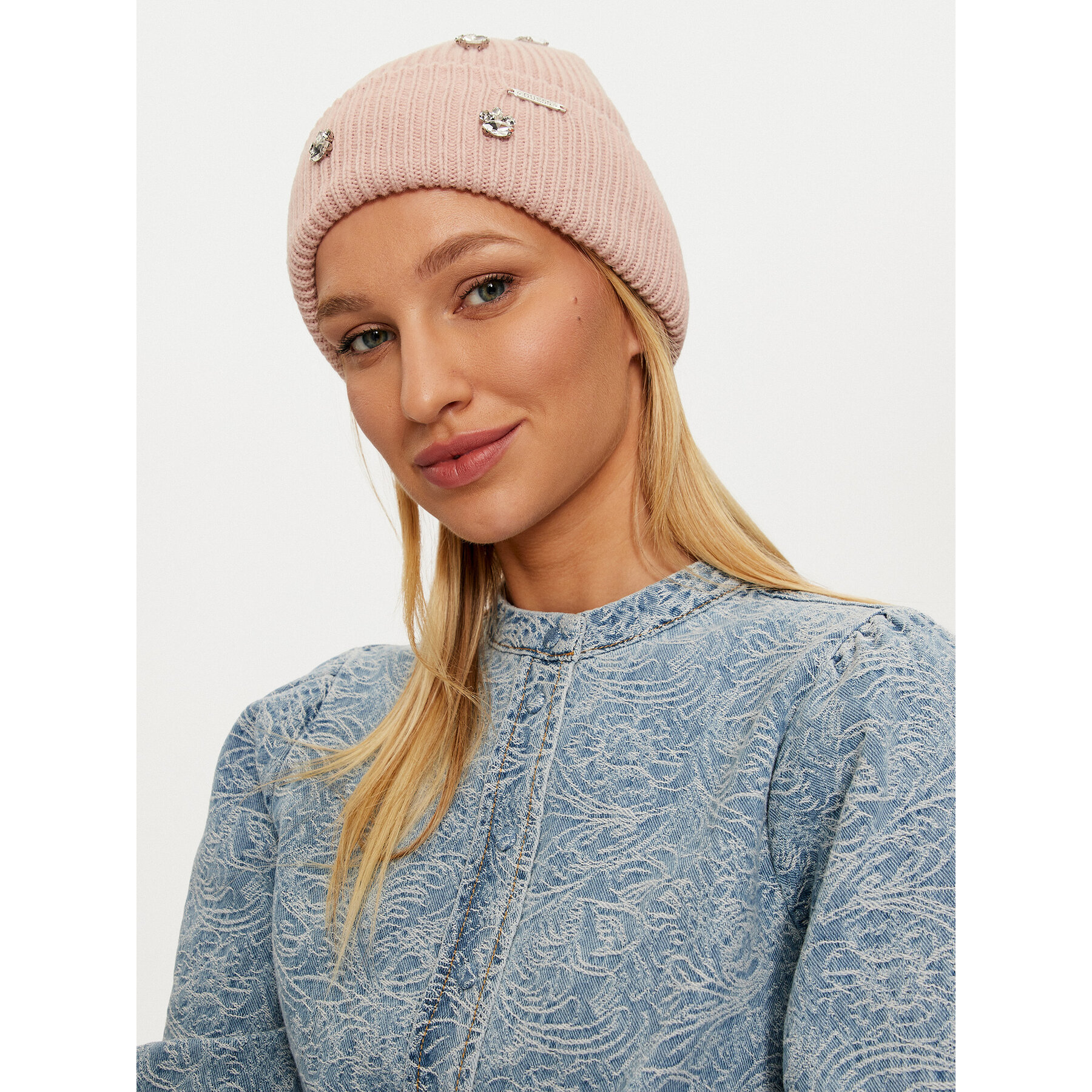 Damska Czapka Guess Różowy AW5198 POL01