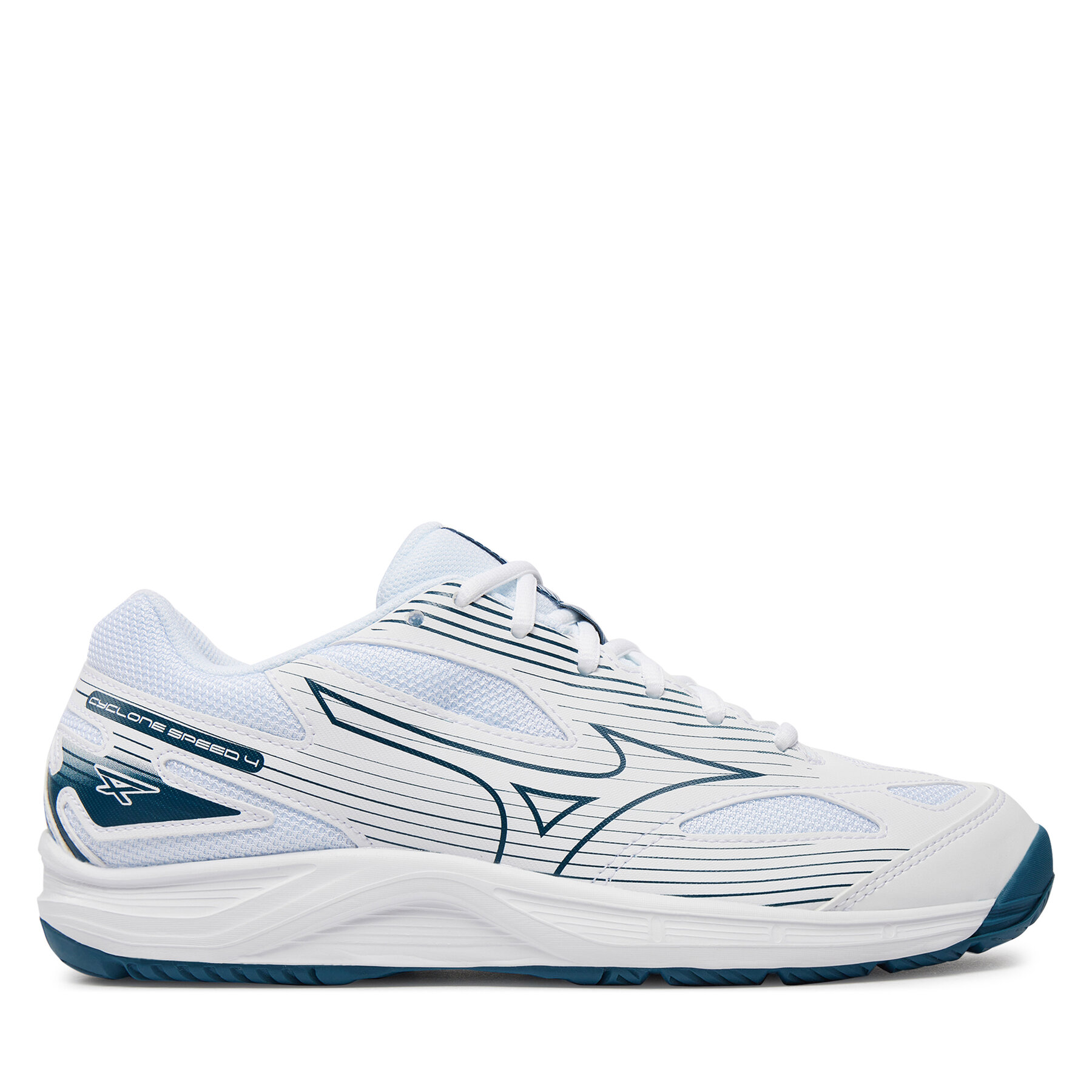 Čevlji Mizuno Cyclone Speed 4 V1GA2380 White/Sailor Blue/Silver 21