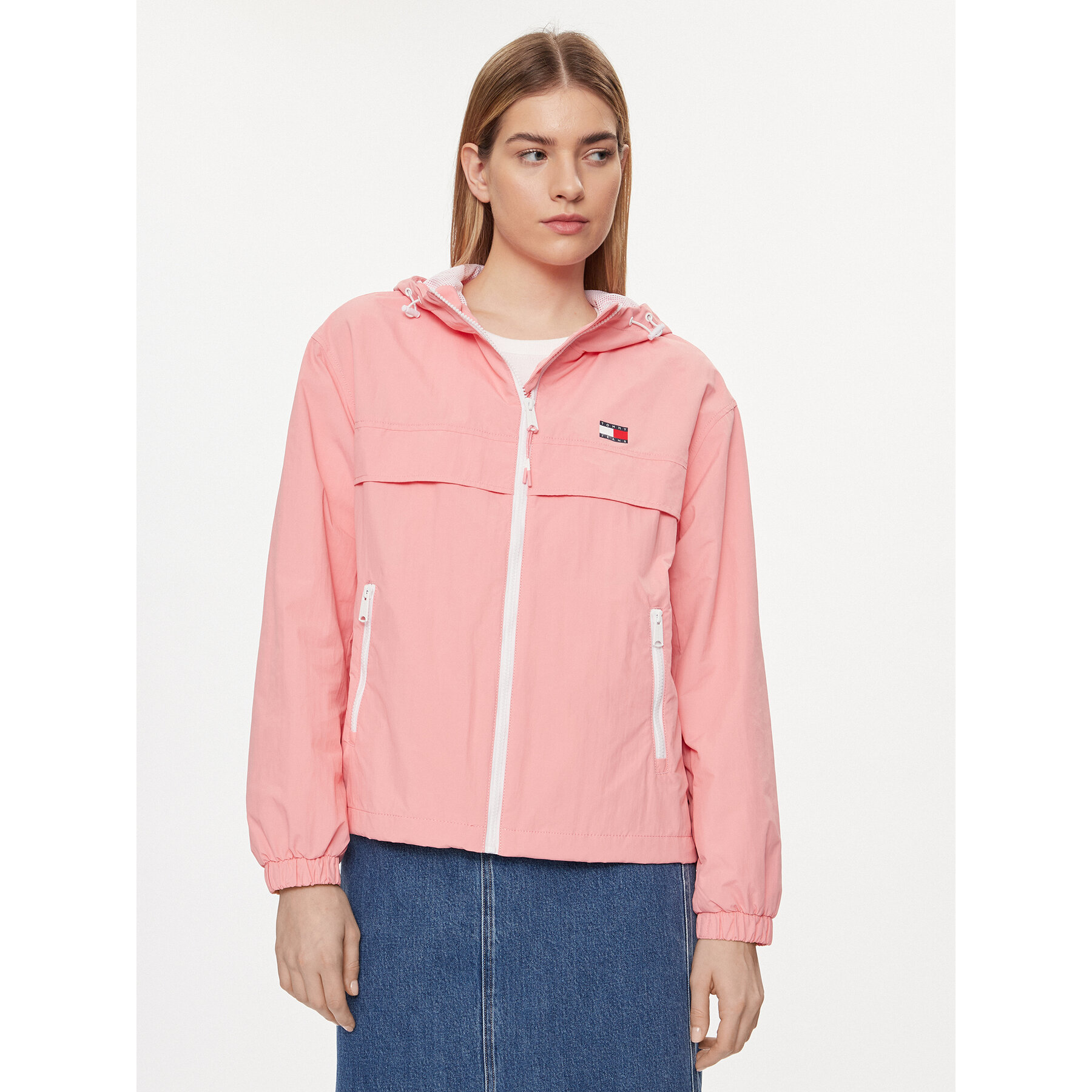 Tommy Jeans Windjacke Chicago DW0DW17747 Rosa Regular Fit