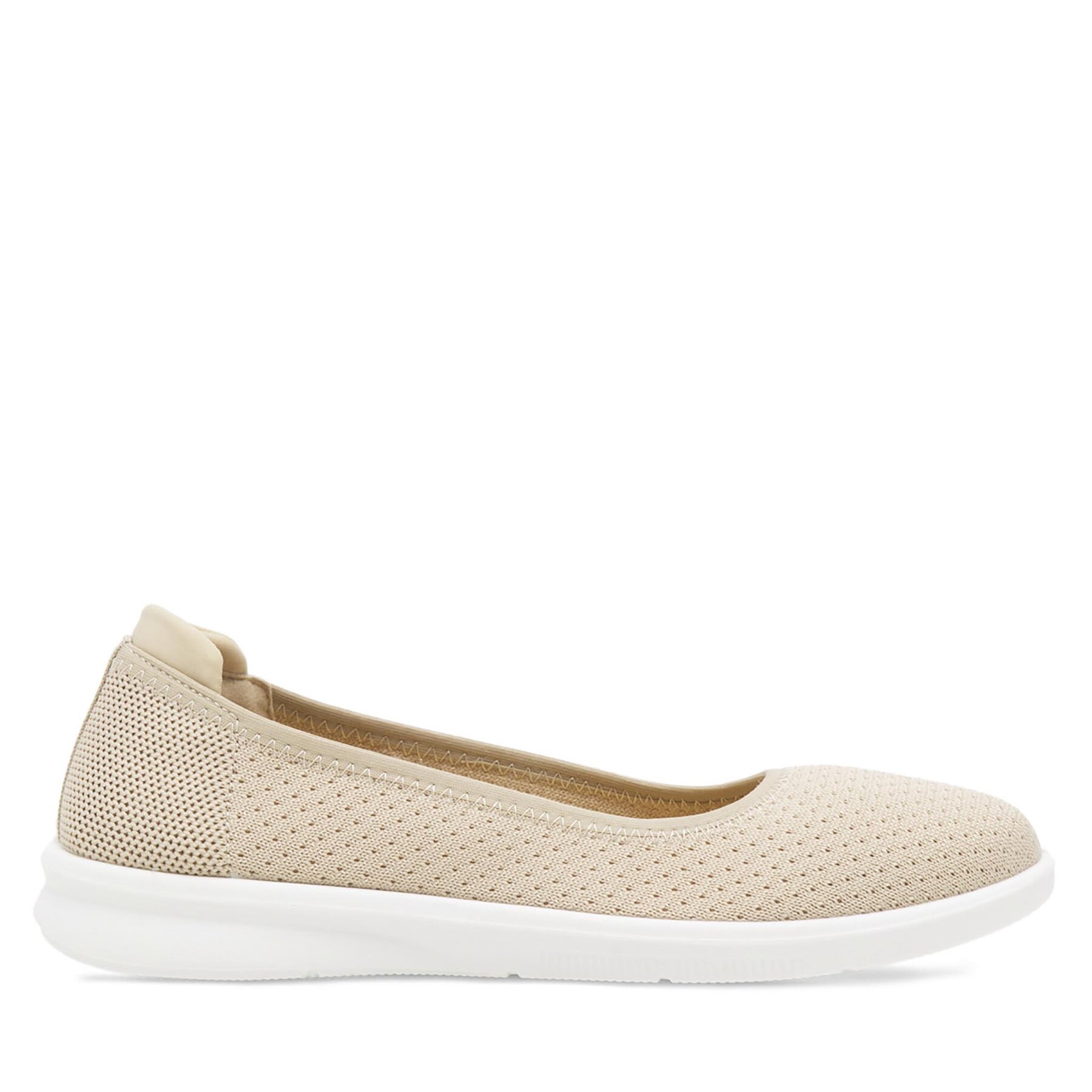 Damen Ballerinas Clara Barson, Schuhgröße 38, Beige, Merle H20630-01