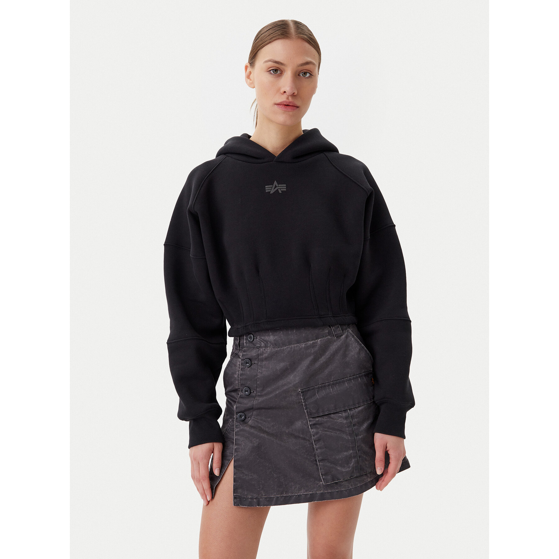 Alpha Industries Sweatshirt 148041 Schwarz Regular Fit