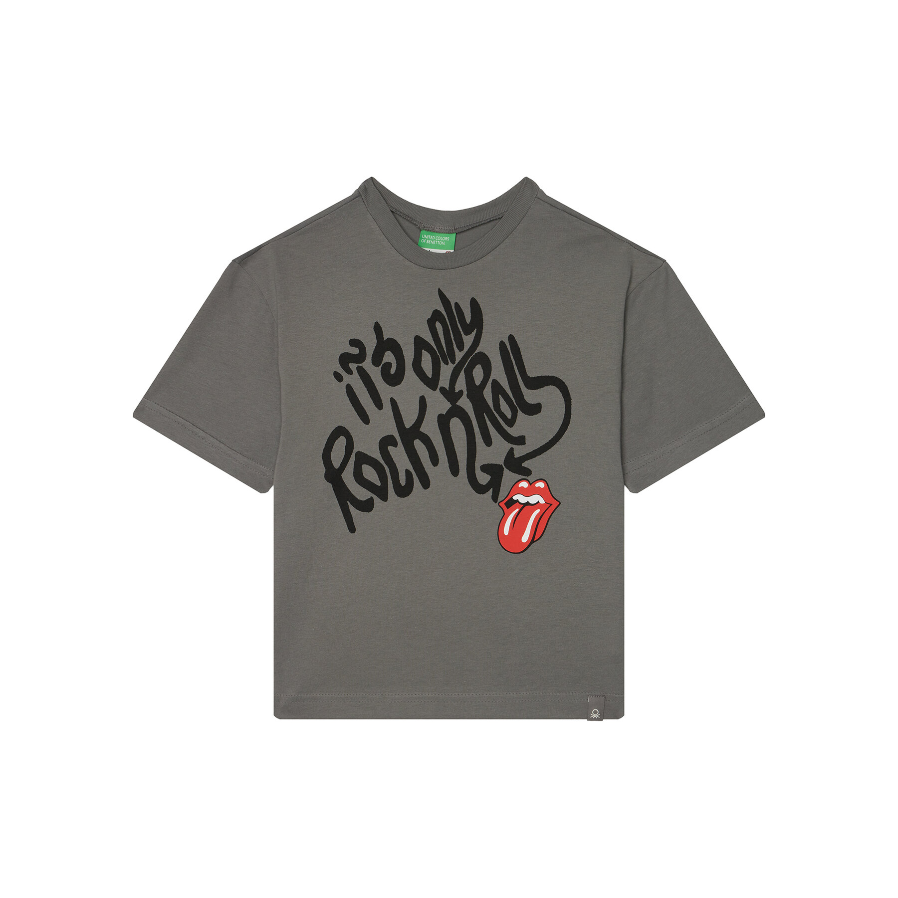 United Colors Of Benetton T-Shirt 3I1XC10NV Γκρι Relaxed Fit