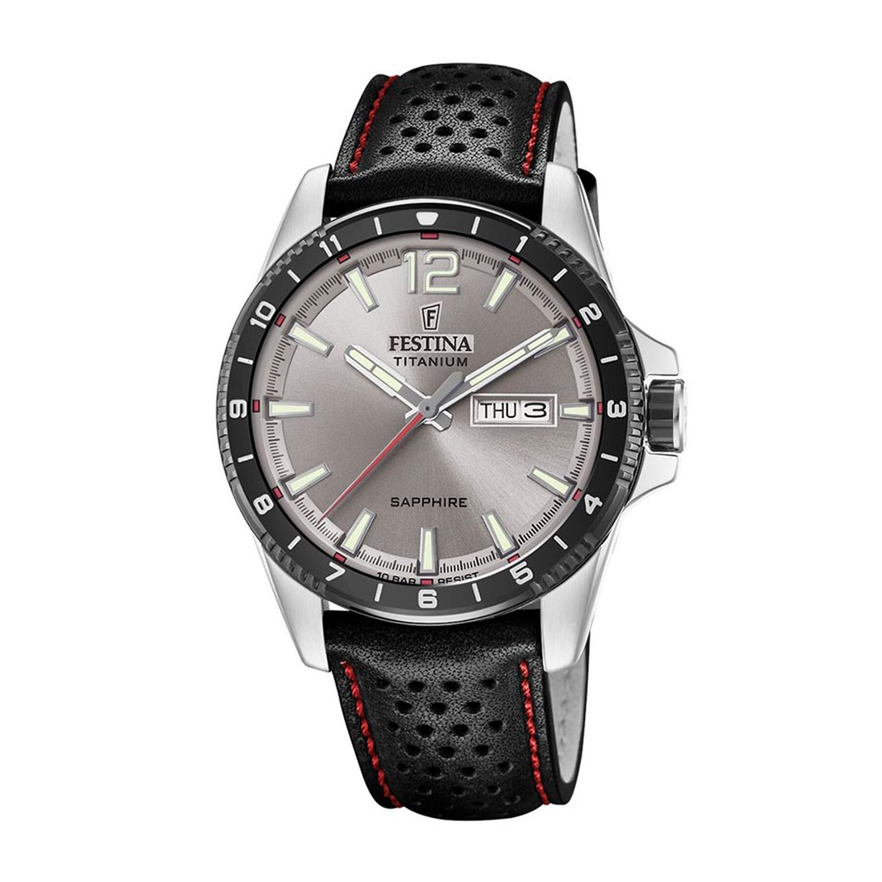 

Годинник Festina Titanium Sport 20530/3 Black/Silver, Чорний