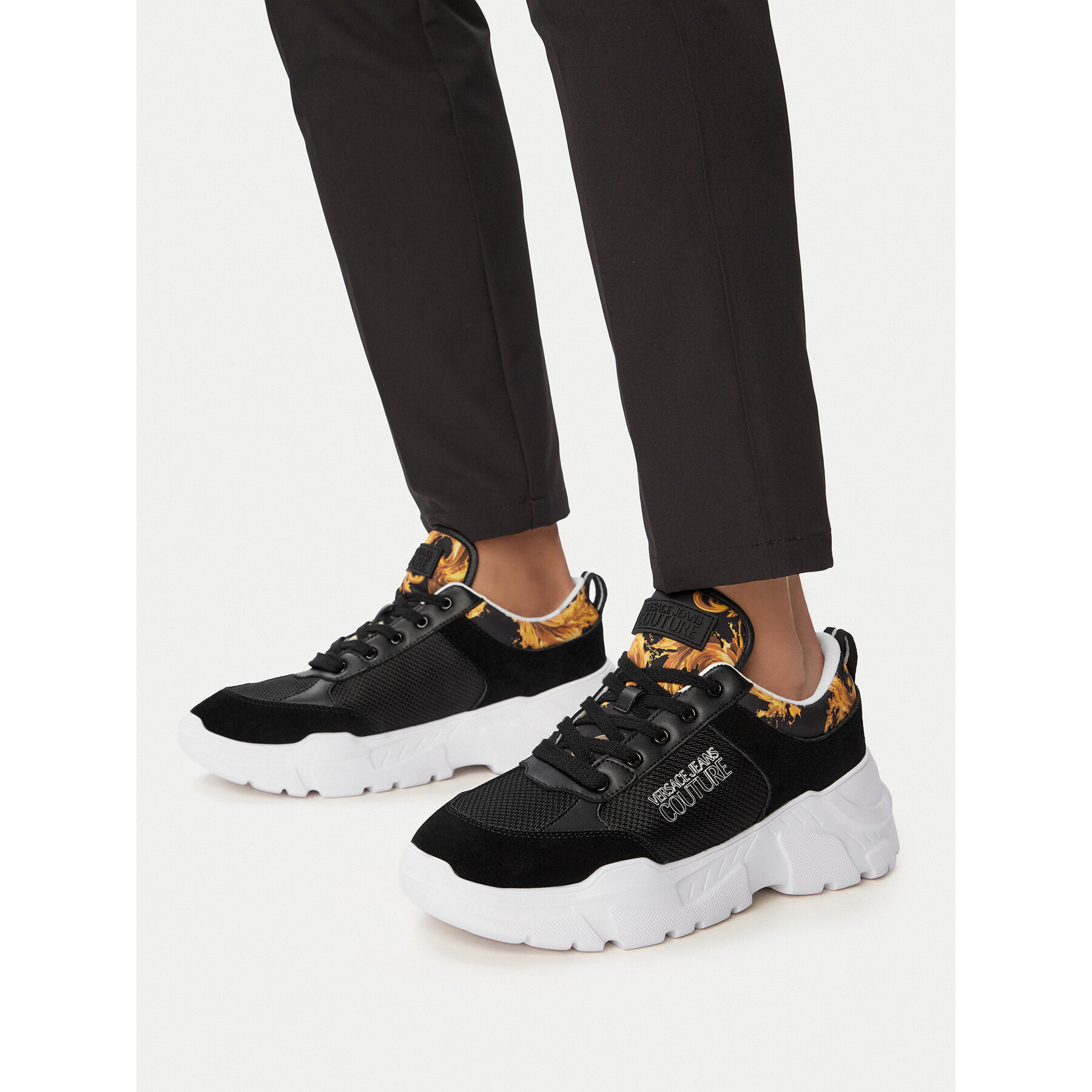 Сникърси Versace Jeans Couture 80YA3SC1 Черен