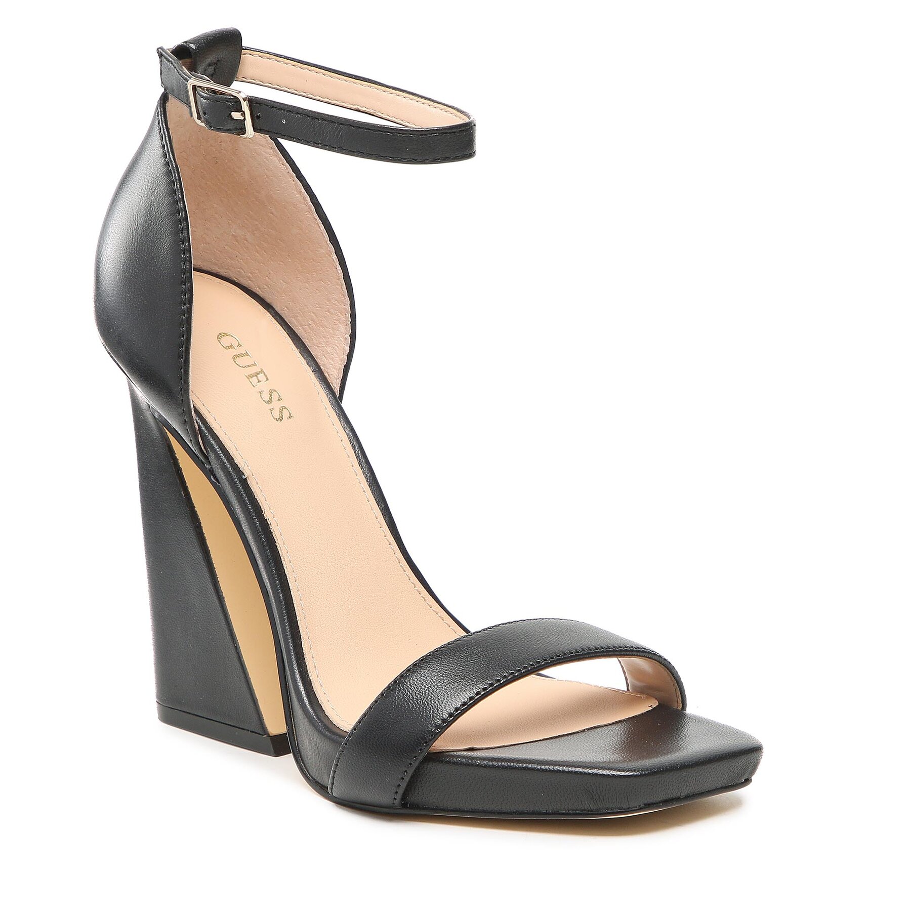 Guess Morra FL5MRR LEA03 BLACK – Сандали