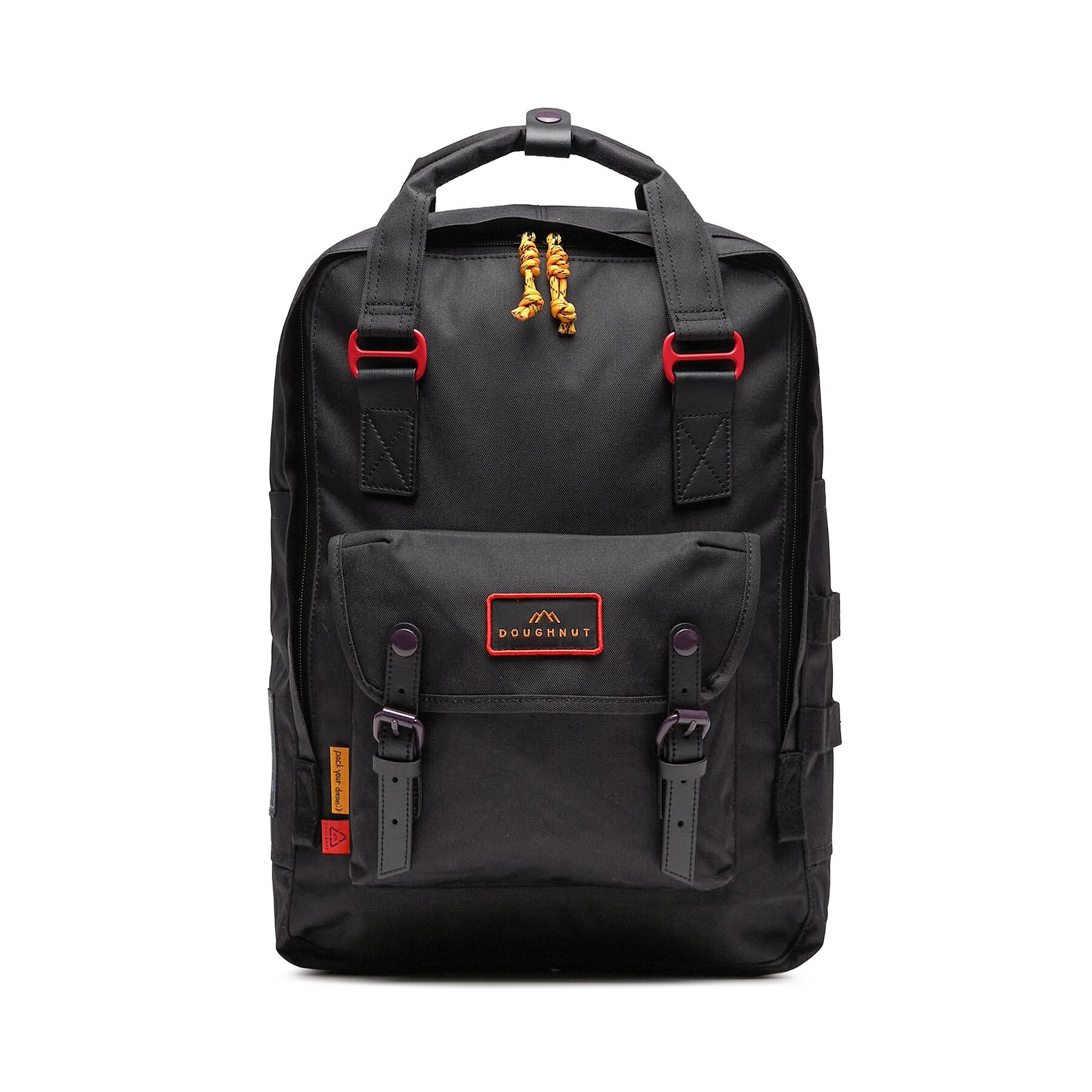 Hátizsák Doughnut Macaroon Larege Happy Camper D011HA-0003-F Fekete