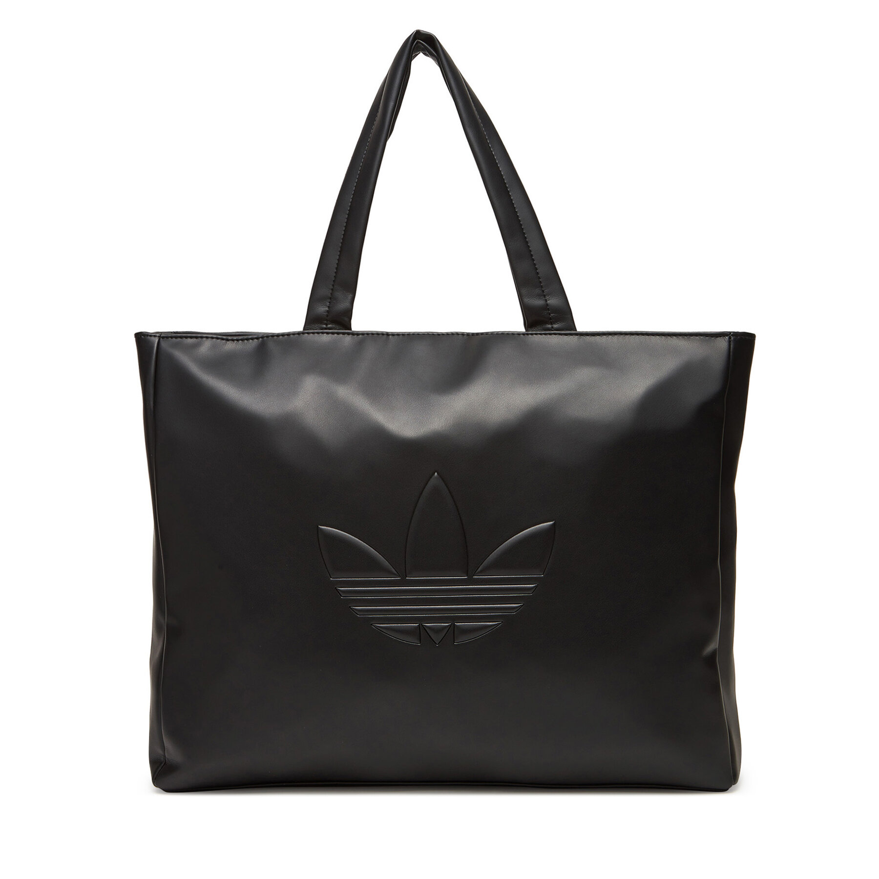Kabelka adidas Polyurethane Shopper Outline Trefoil JC6000 Čierna