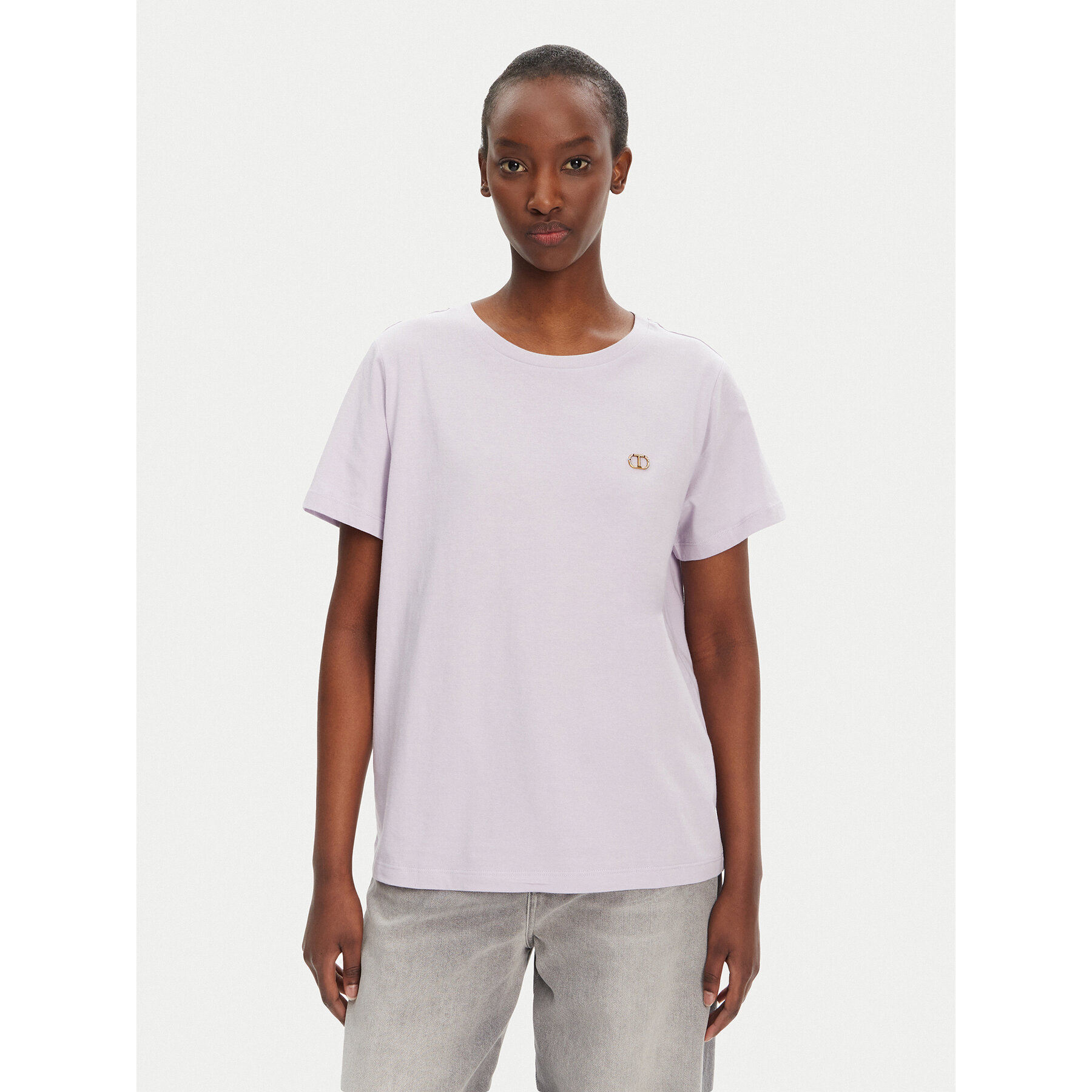 TWINSET T-shirt 251TT2040 Viola Regular Fit