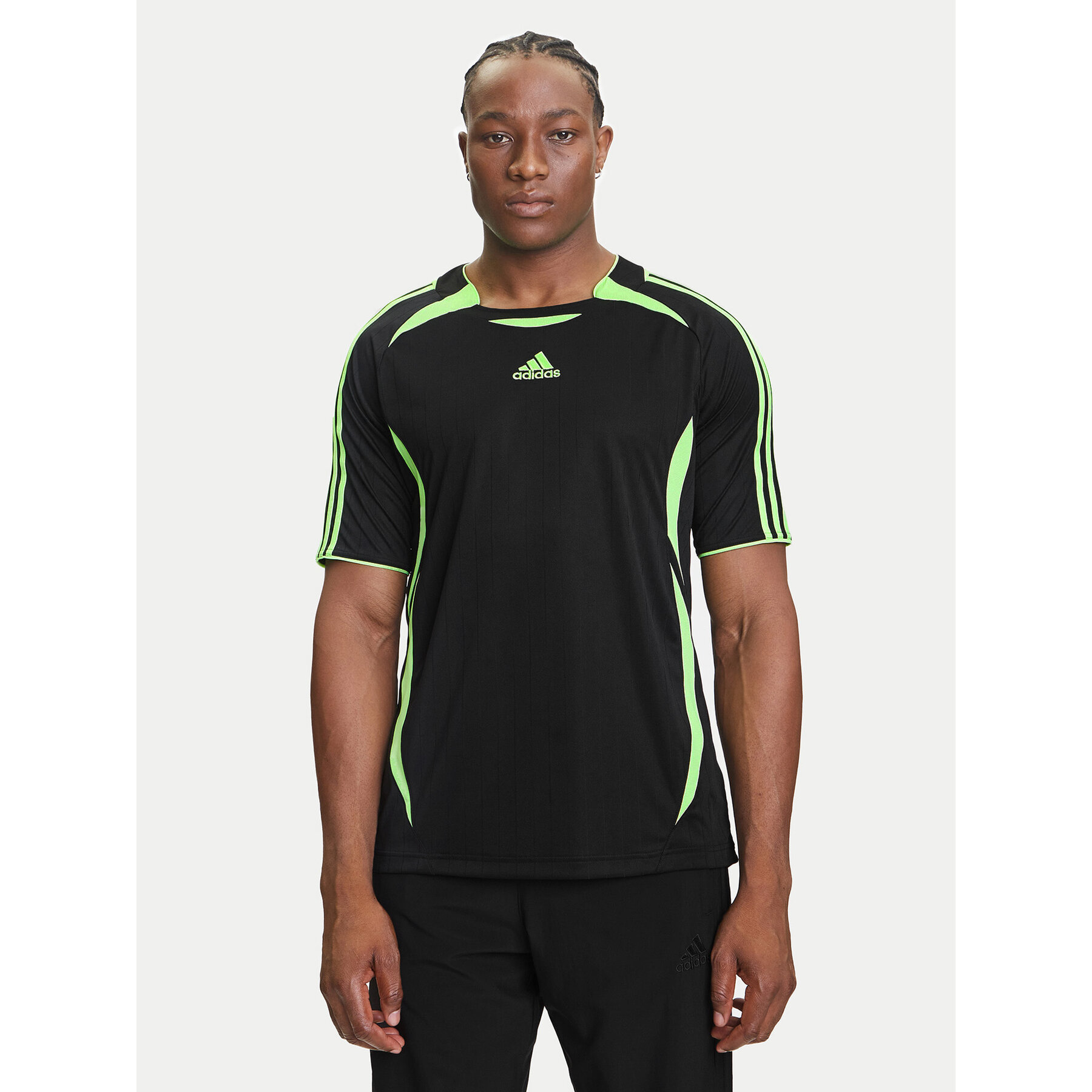 adidas Póló Teamgeist adicolor JW5872 Fekete Loose Fit