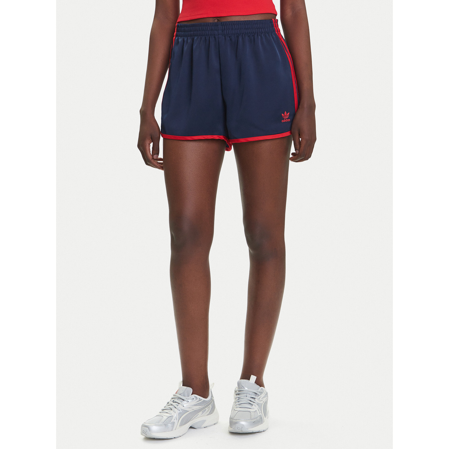 adidas Sportshorts adicolor 3-Stripes Sprinter JZ3514 Dunkelblau Loose Fit