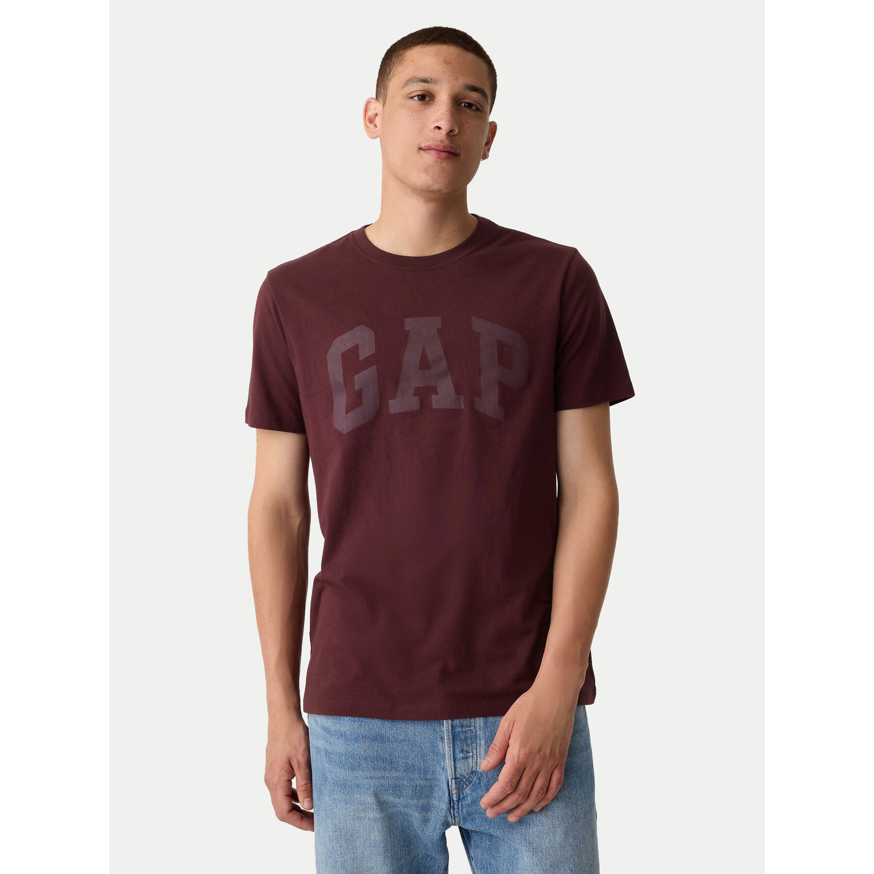 Gap Gap T-Shirt 856659-17 Μπορντό Regular Fit