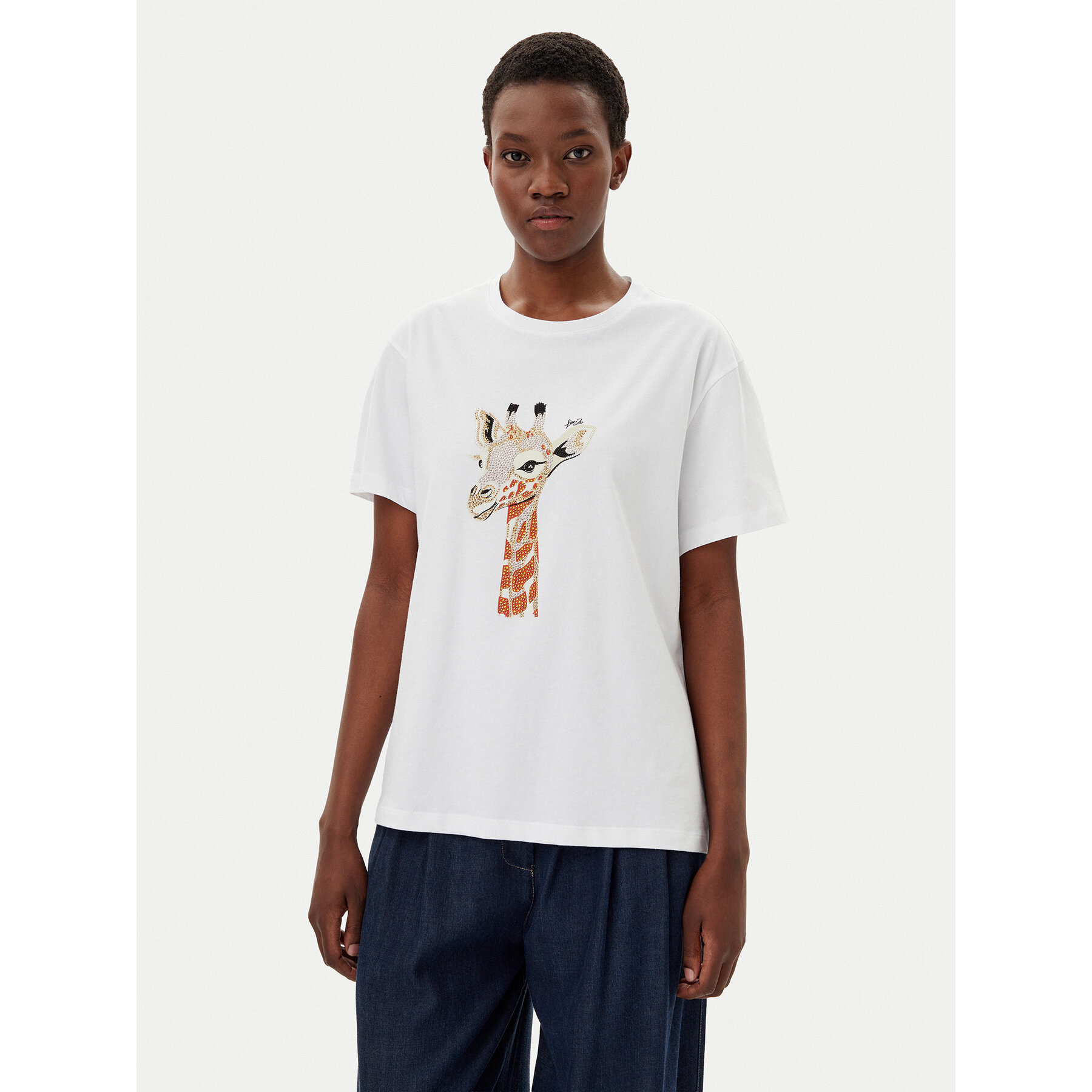 Liu Jo T-Shirt WA5230 JS904 Λευκό Regular Fit