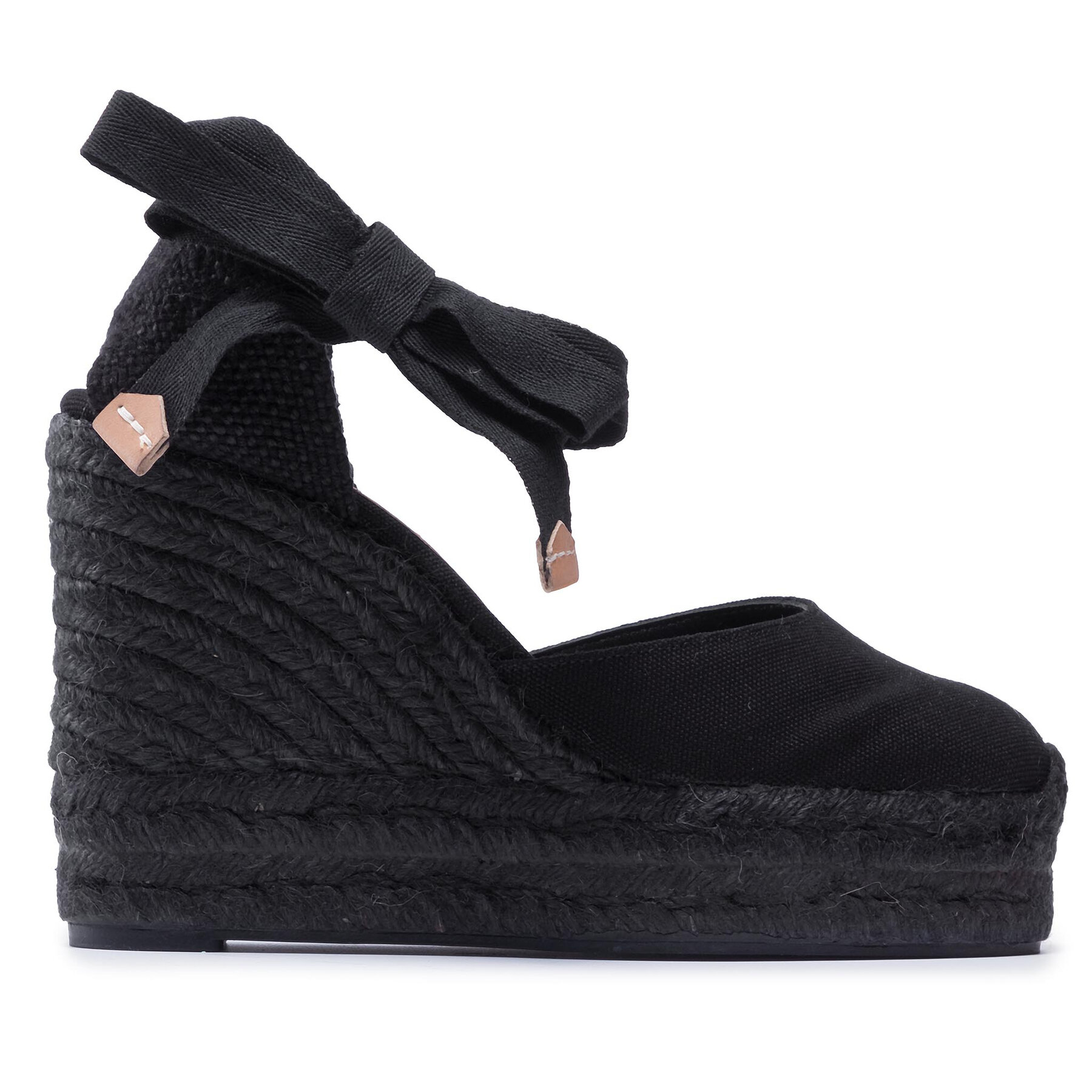 Damskie Espadryle Castañer, Rozmiar 39 Czarny Carina C/8ED/001 020966-100