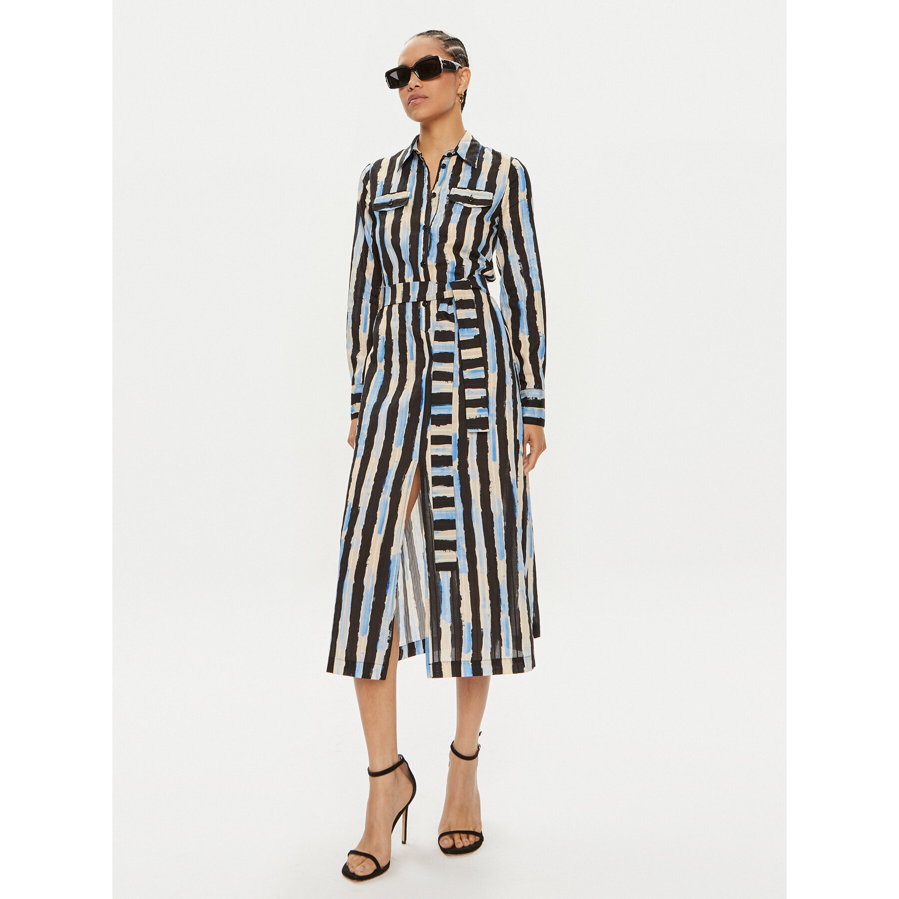 Pinko Sommerkleid Assente 100909 A1UK Bunt Regular Fit