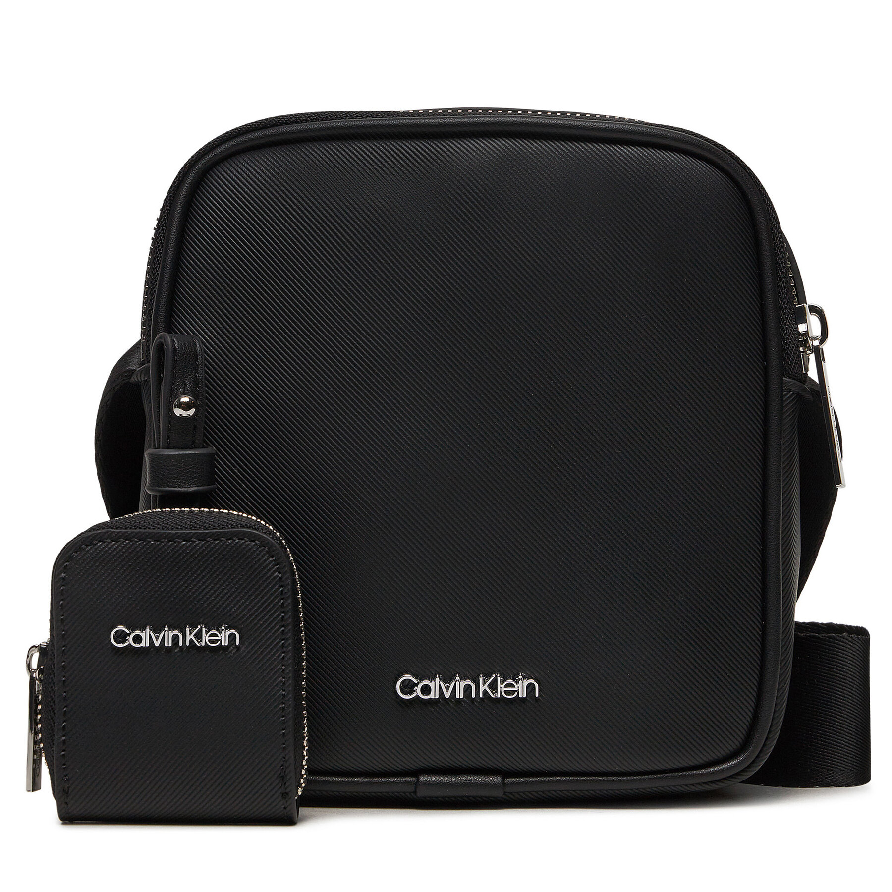 Saszetka Calvin Klein Czarny Ck Est. Pu Cube Reporter K50K511861