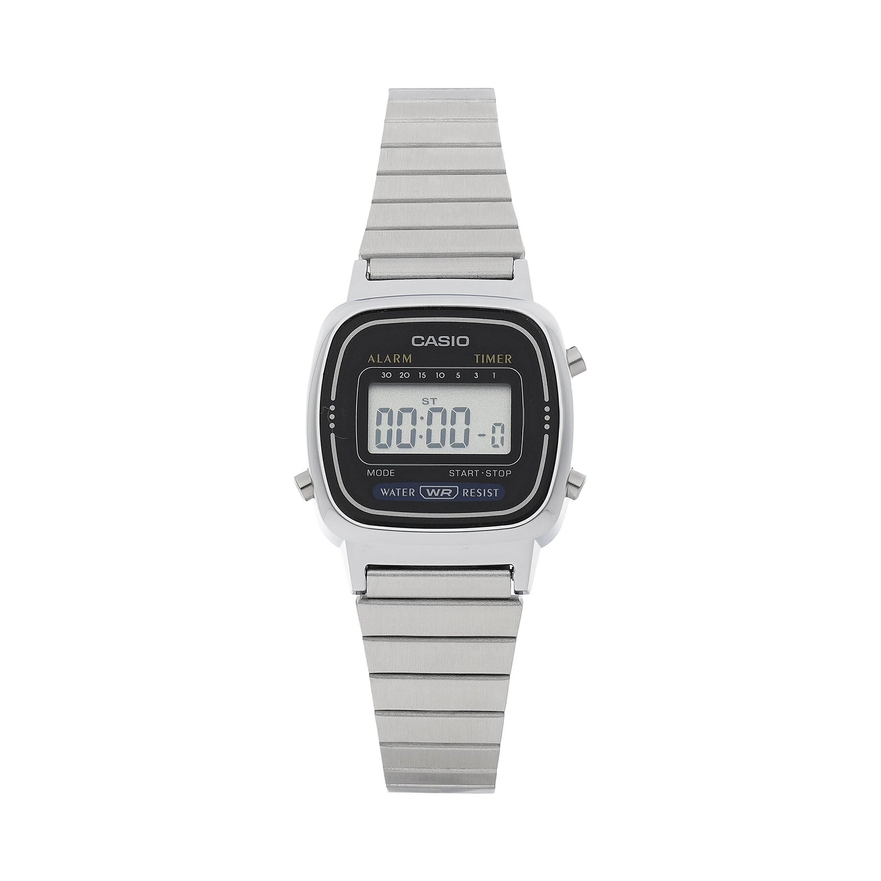 Casio Ρολόι Casio Vintage LA670WEA-1EF Ασημί