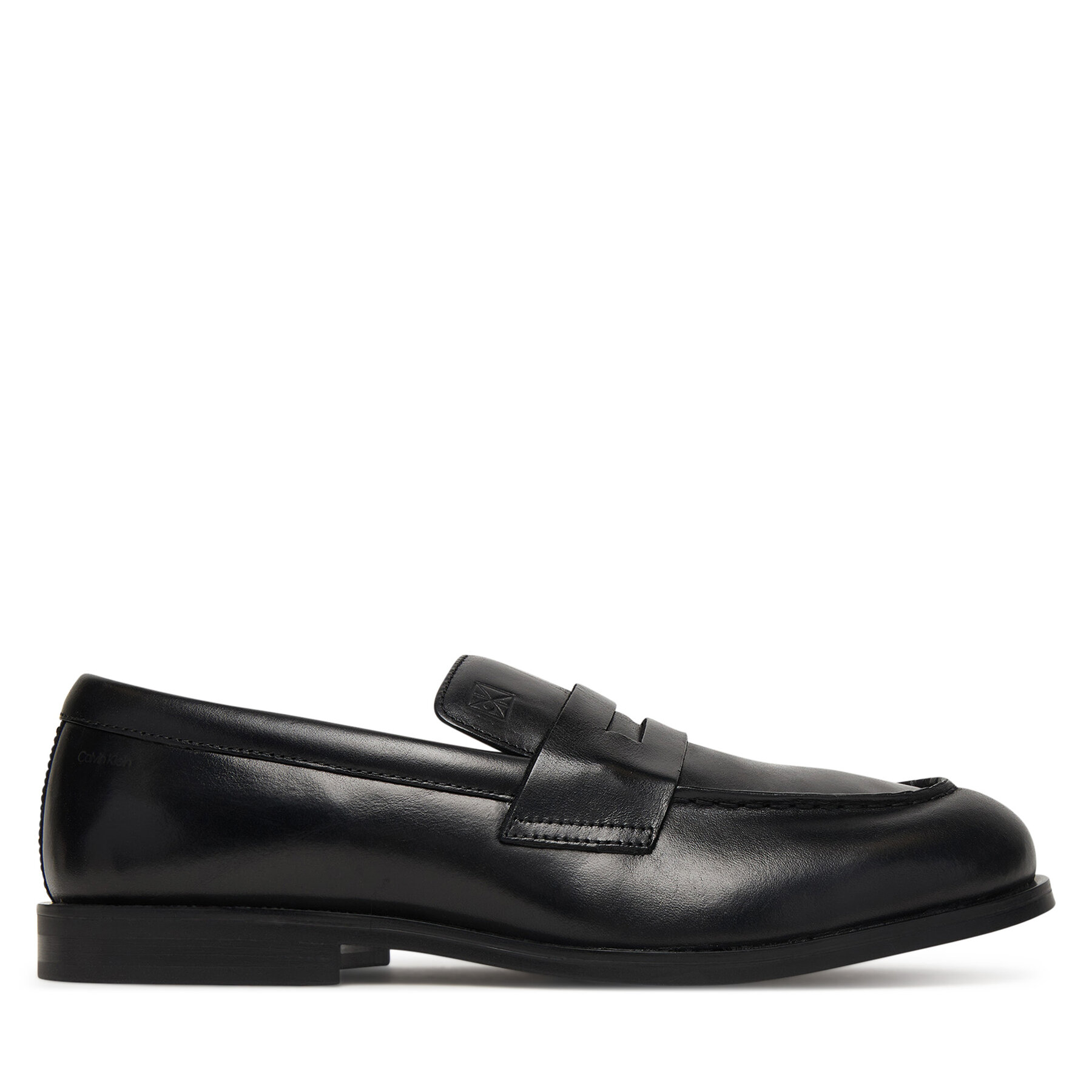 Обувки Calvin Klein Ess Rubber Penny Loafer Pol Lth HM0HM02025 Черен