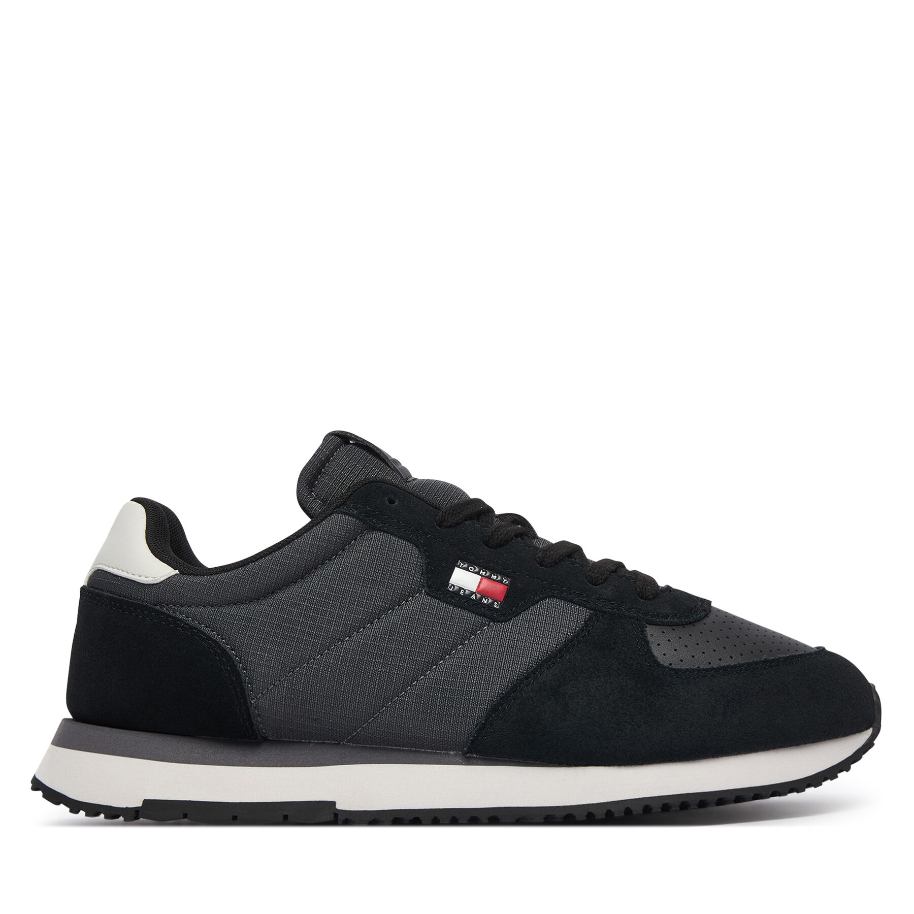 Сникърси Tommy Jeans Tj Runner Flag Mix EM0EM01774 Черен