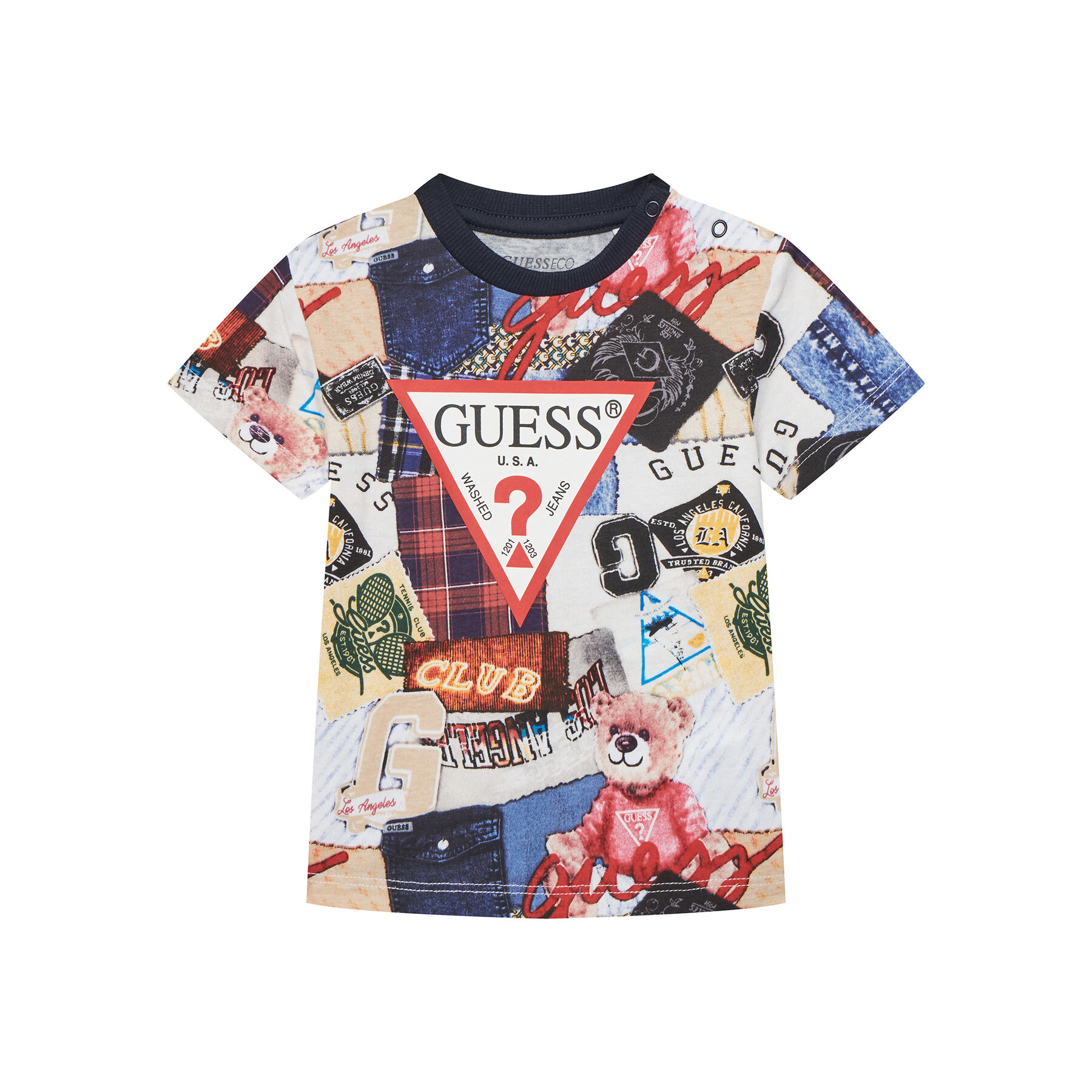 Guess T-Shirt N5YI04 K8HM4 Έγχρωμο Regular Fit