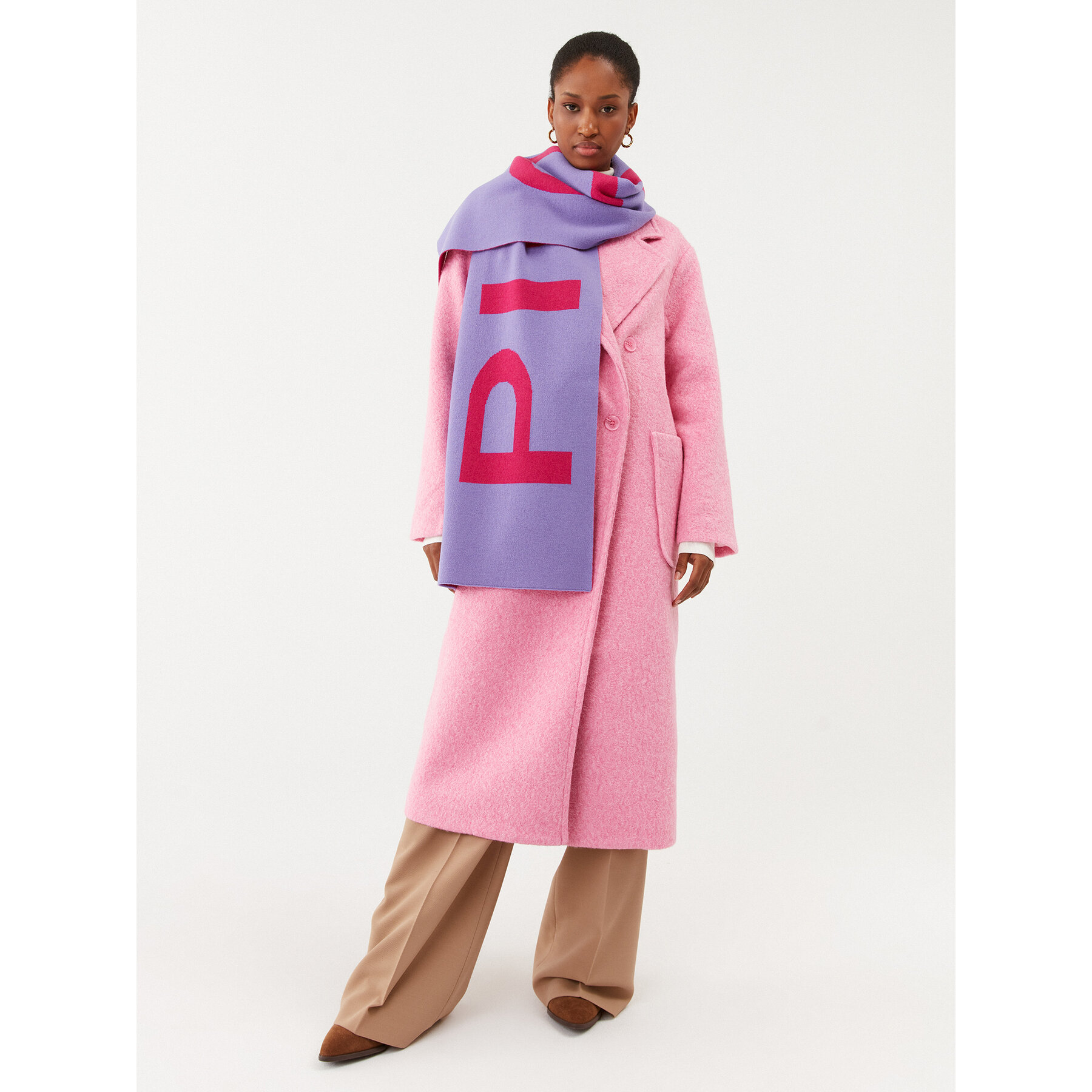 Κασκόλ Pinko Sogliola AI 23-24 PPRE 101506 A101 Μωβ