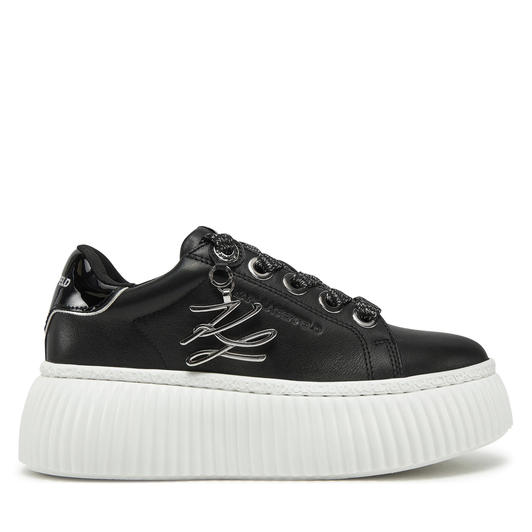 Damskie Sneakersy KARL LAGERFELD, Rozmiar 40 Czarny Kreeper Lo KL42376A
