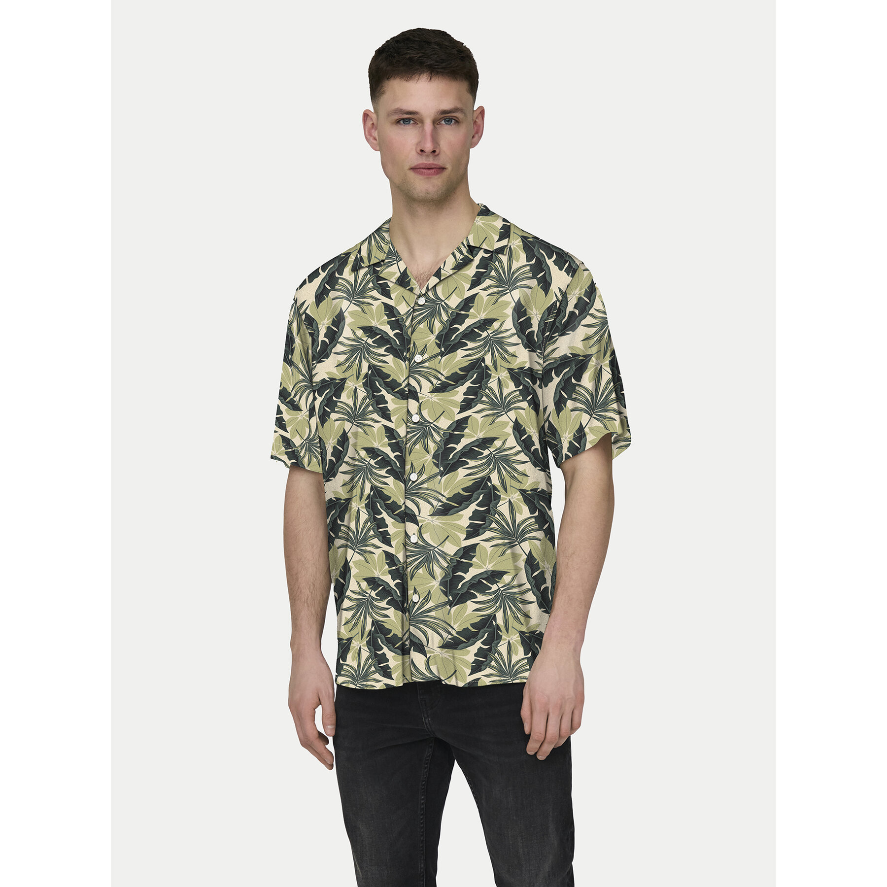 Only & Sons Hemd Wayne 22028616 Grün Regular Fit