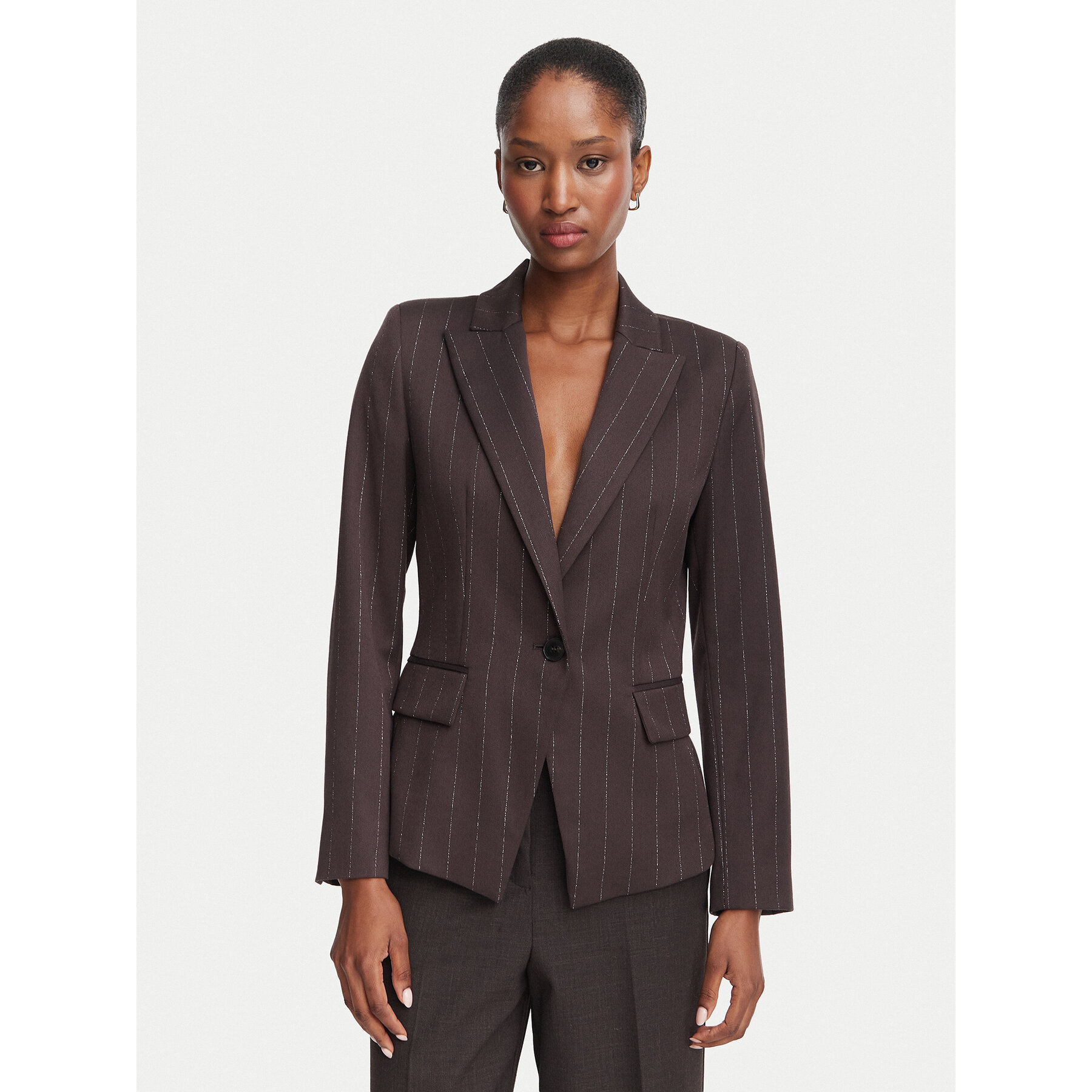 Marella Sakko Emme by Marella Fasto 2625046201 Dunkelbraun Regular Fit