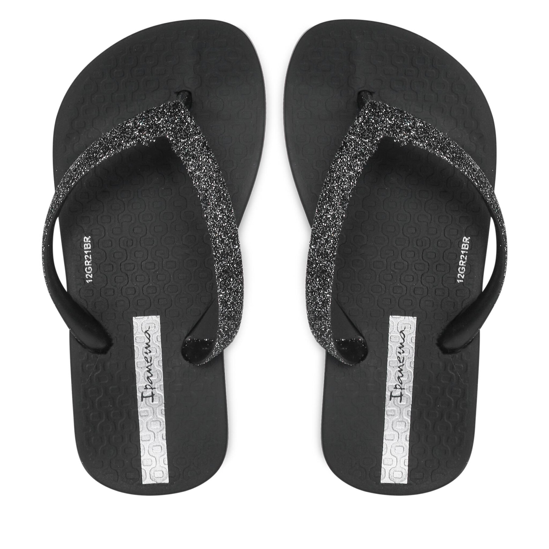 Dziecięce Japonki Ipanema, Rozmiar 28.5 Czarny Ant Lolita Kids 83141