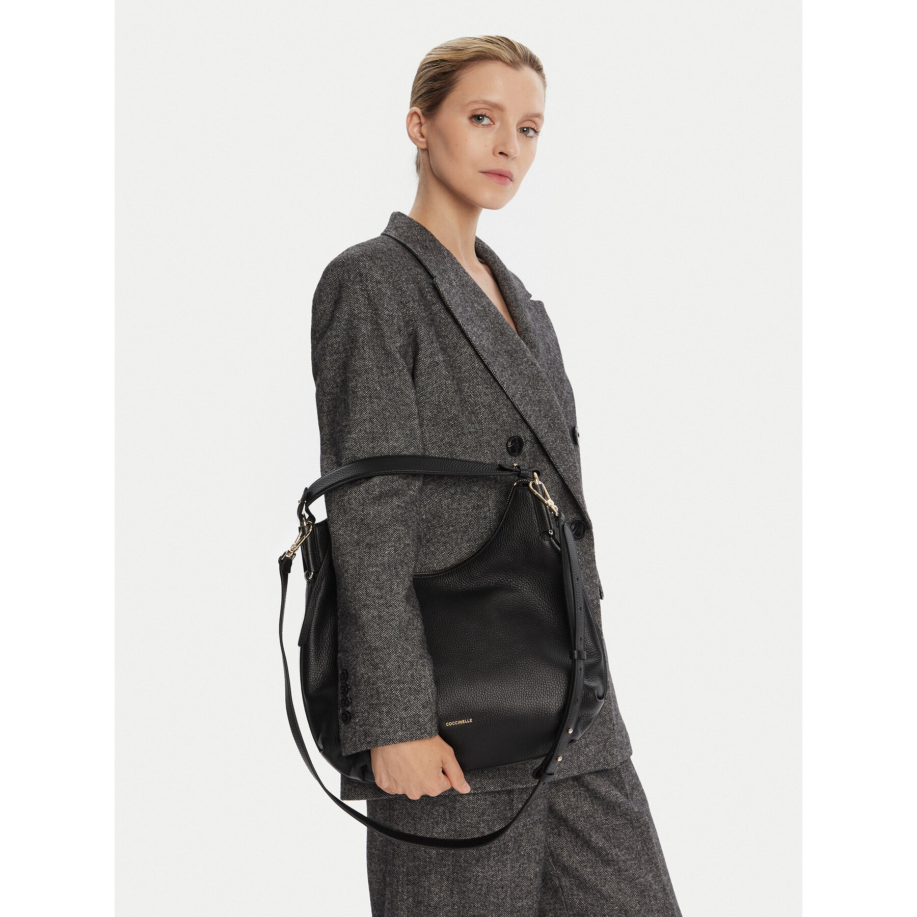 Дамска чанта Coccinelle T95 Coccinellerebekka E1 T95 13 02 01 Черен