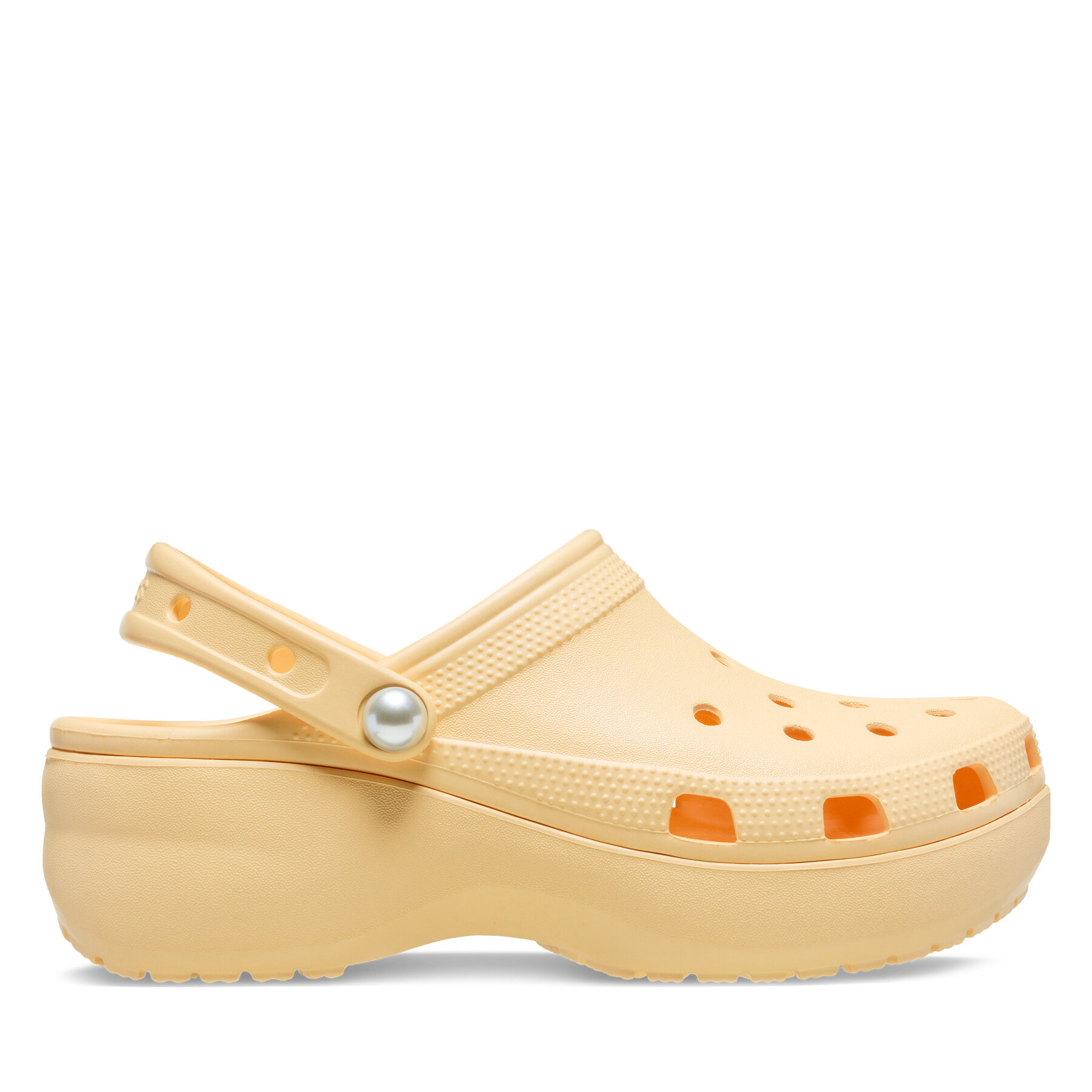 Şlapi Crocs Classic Platform Pearl Clog 211231 Auriu