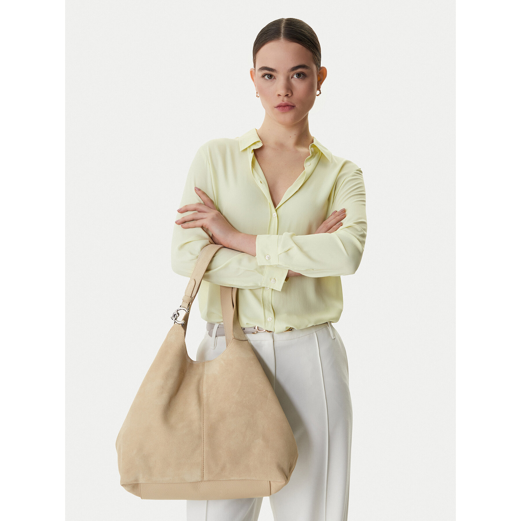 Geantă Coccinelle THE Coccinelle C-Easy E1 THE 11 01 01 Bej