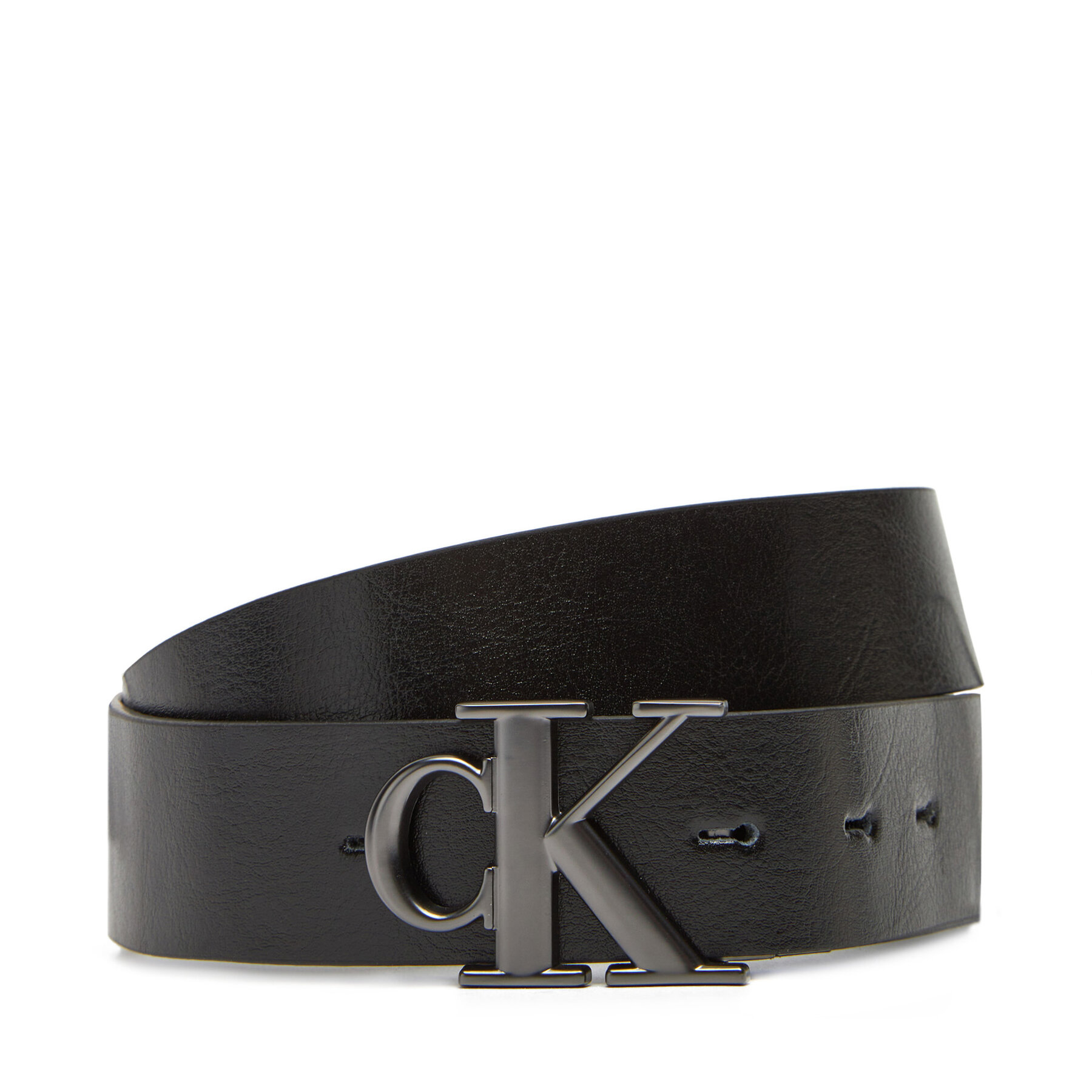 Curea pentru Bărbați Calvin Klein Jeans Monogram Plaque Buckle 35Mm Adj/Rev LV04G7033G Negru