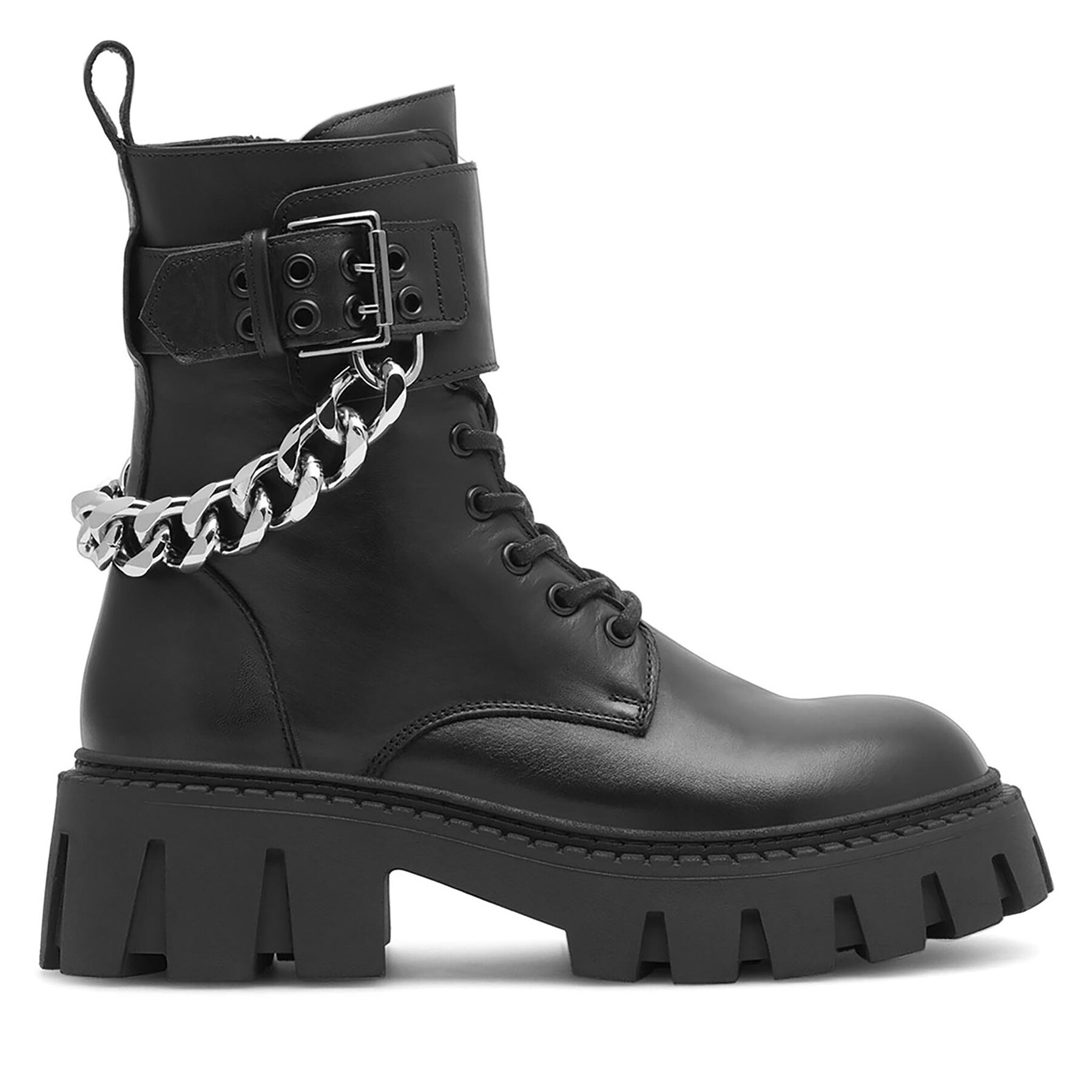 Botines planos Eva Minge GANDRA-8320 Negro