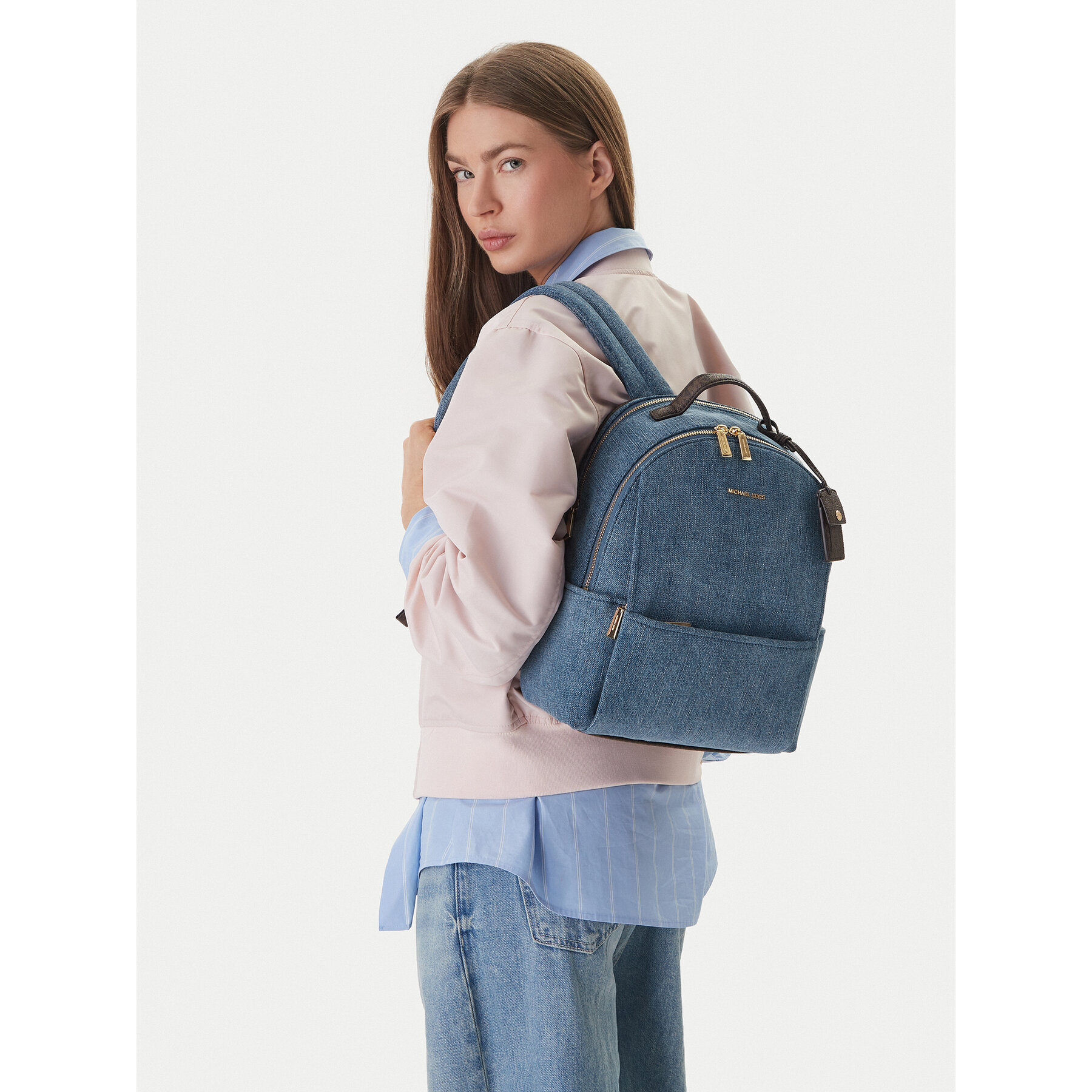 Rucsac MICHAEL Michael Kors 30S6G3XB2C Albastru