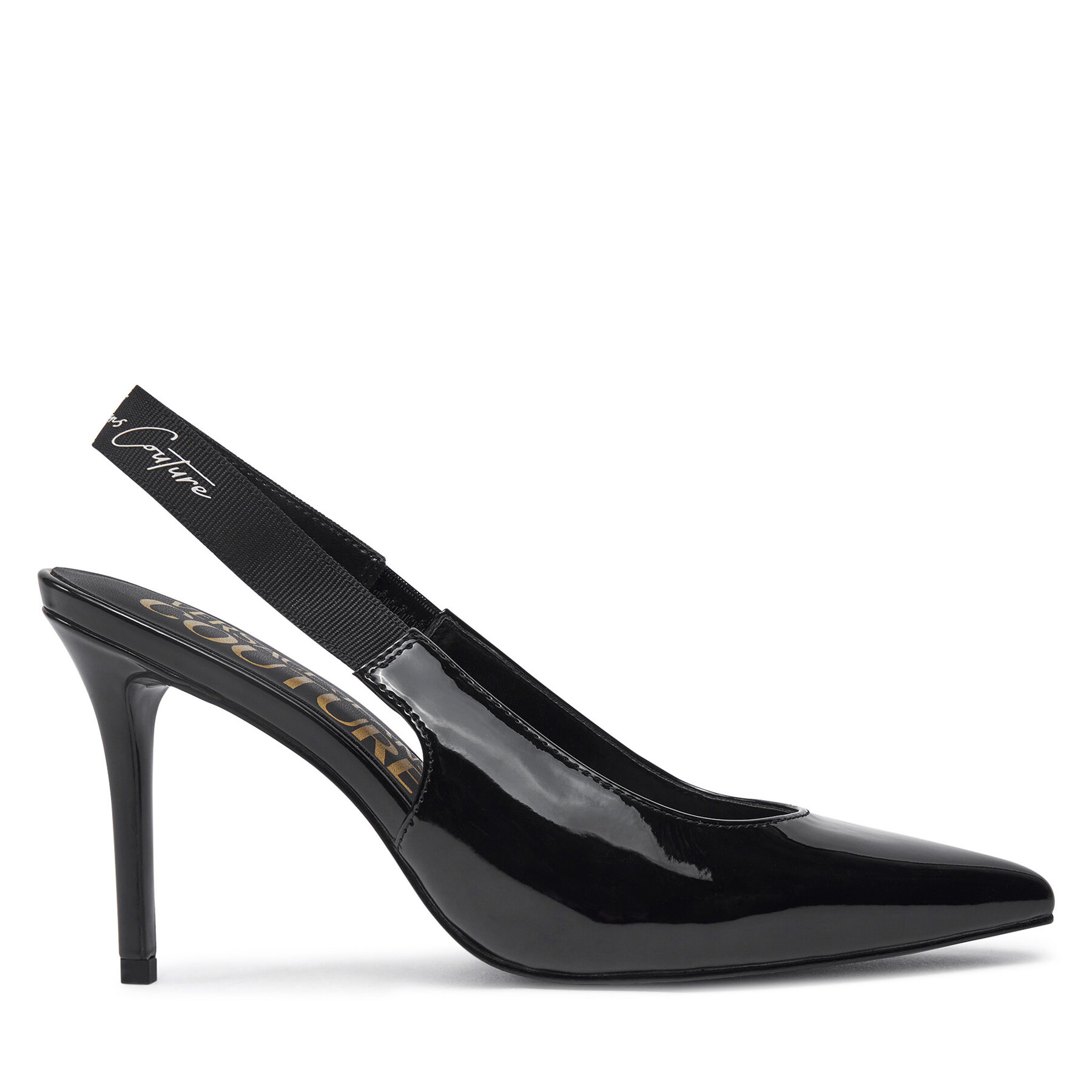 Damskie Sandały Versace Jeans Couture, Rozmiar 38 Czarny 77VA3S52