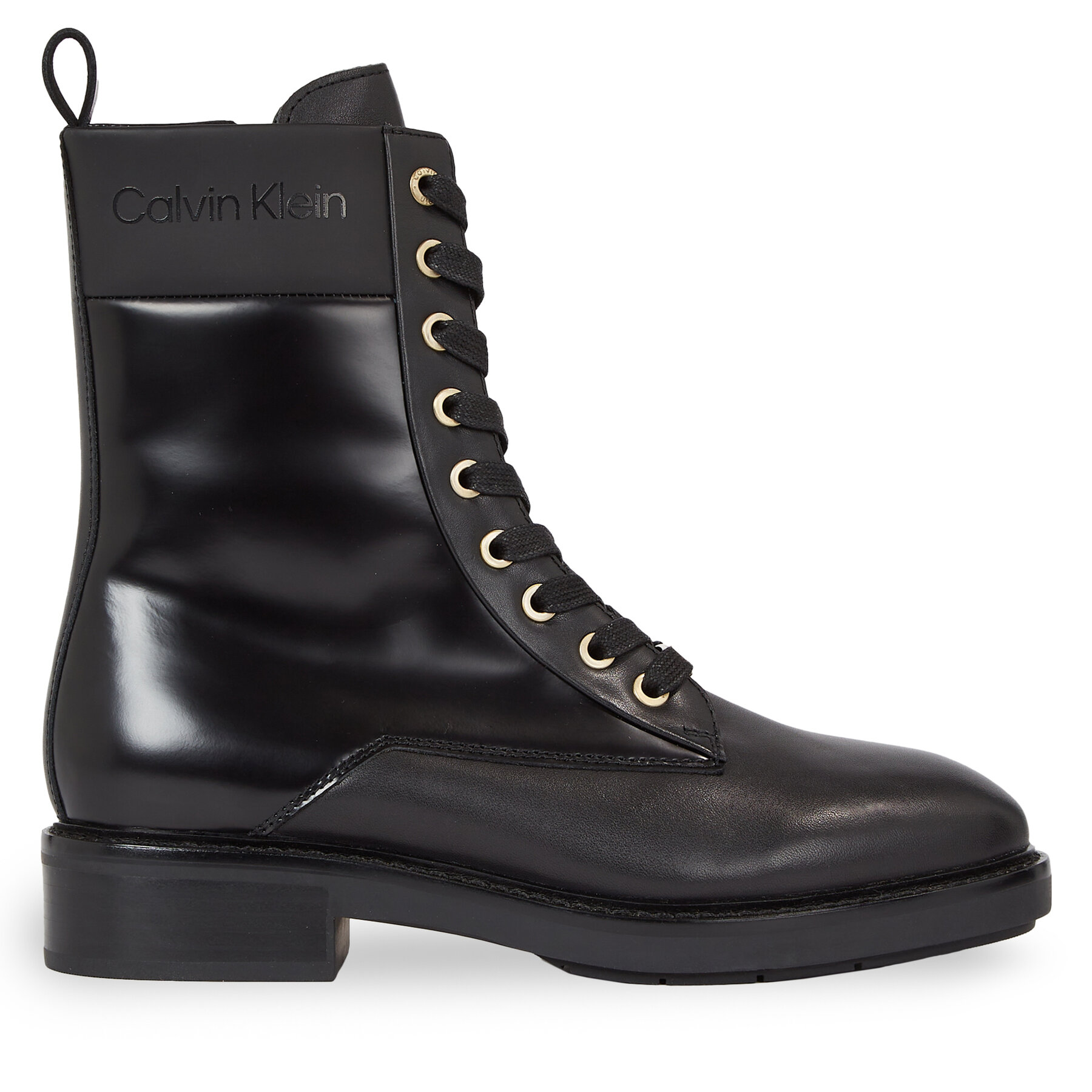  Bakancs Calvin Klein Rubber Sole Combat Boot Lg Wl HW0HW01715 Fekete akciós termékkép 1