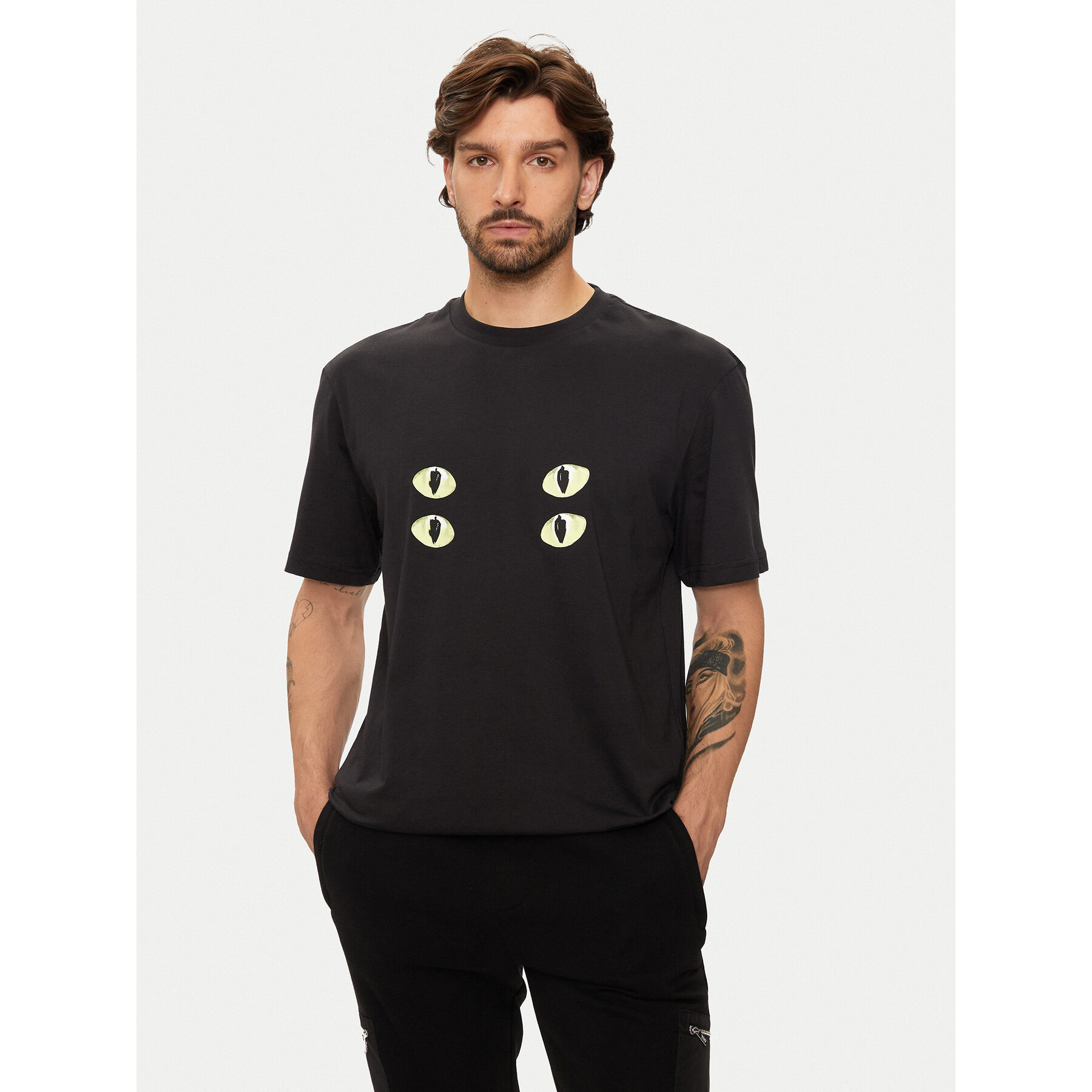 Hugo T-shirt Dombreo 50530203 Nero Regular Fit