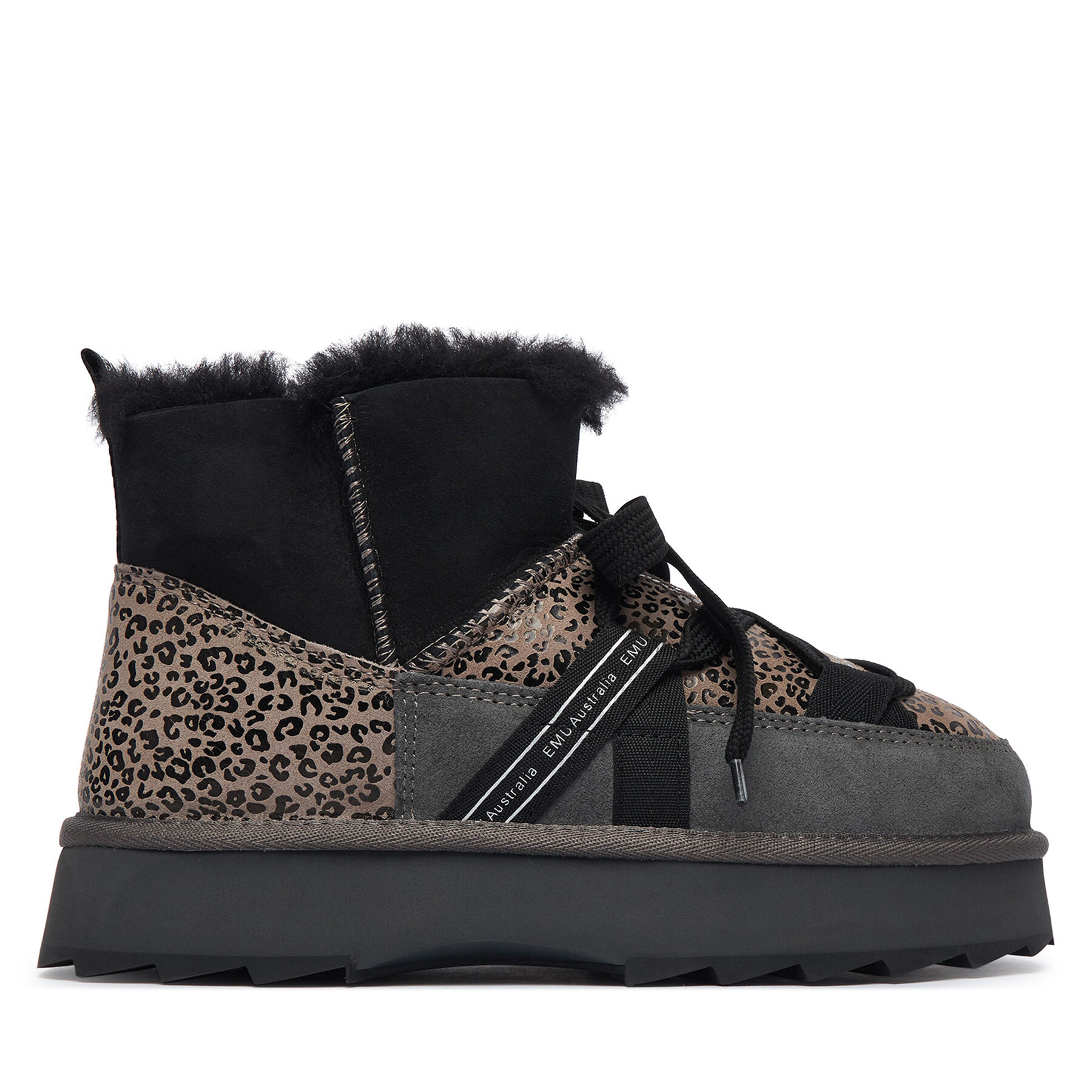 Čizme za snijeg EMU Australia Blurred Micro Patchwork Leo W13332 Smeđa