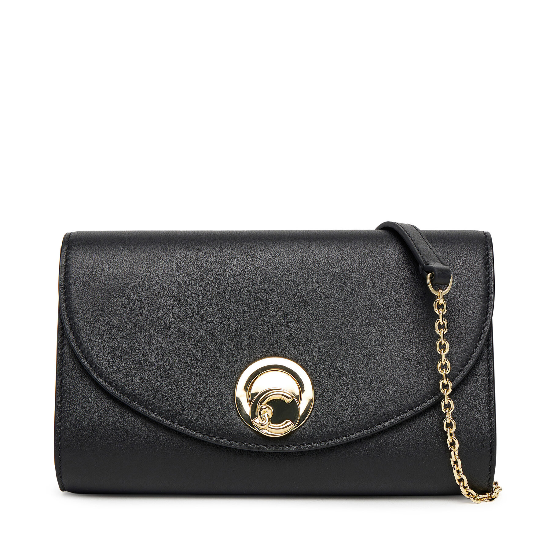 Coccinelle Τσάντα Coccinelle Tob Coccinellenikla Smooth E1 TOB 15 01 01 Μαύρο
