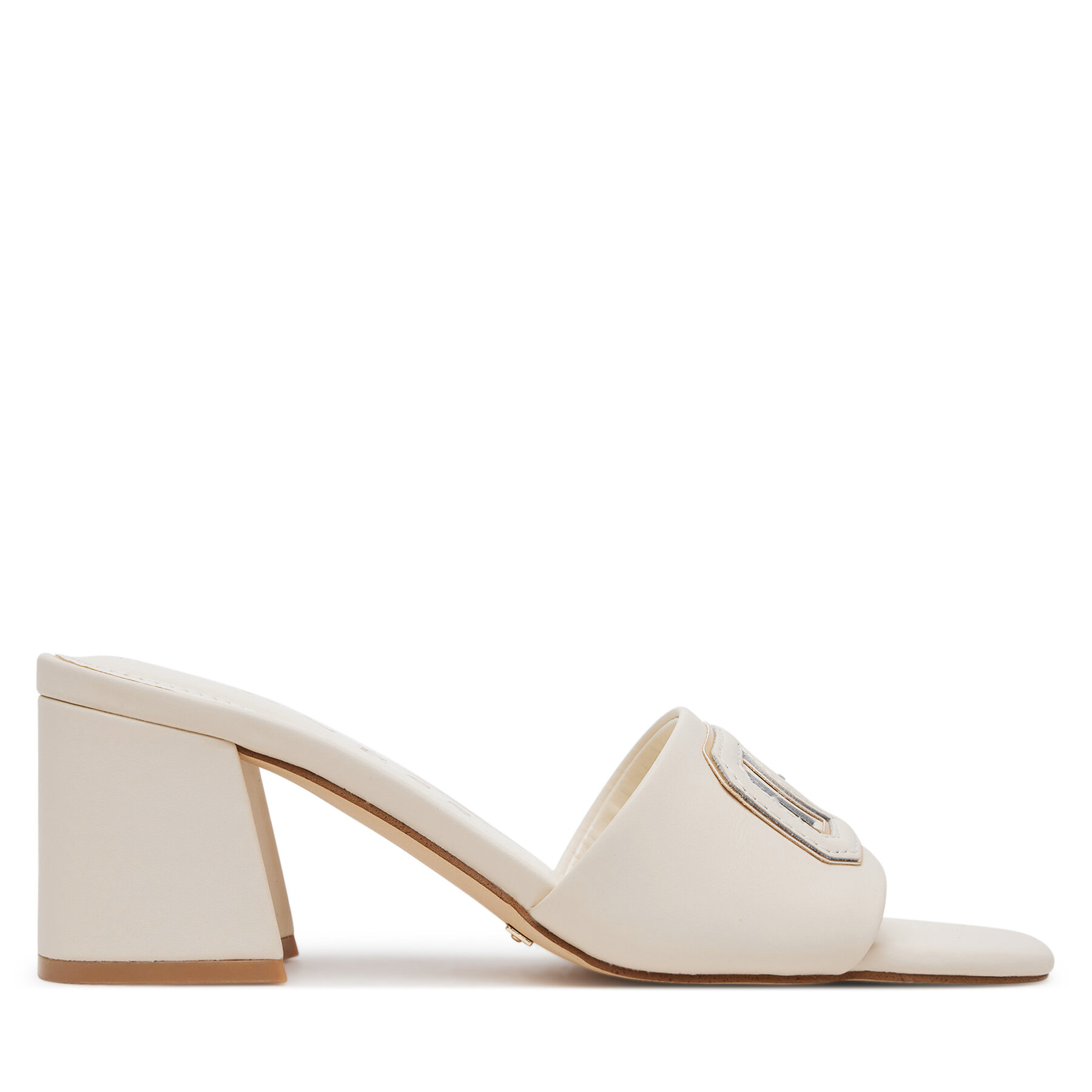 Şlapi Guess Gals FLJGAS LEA03 Écru