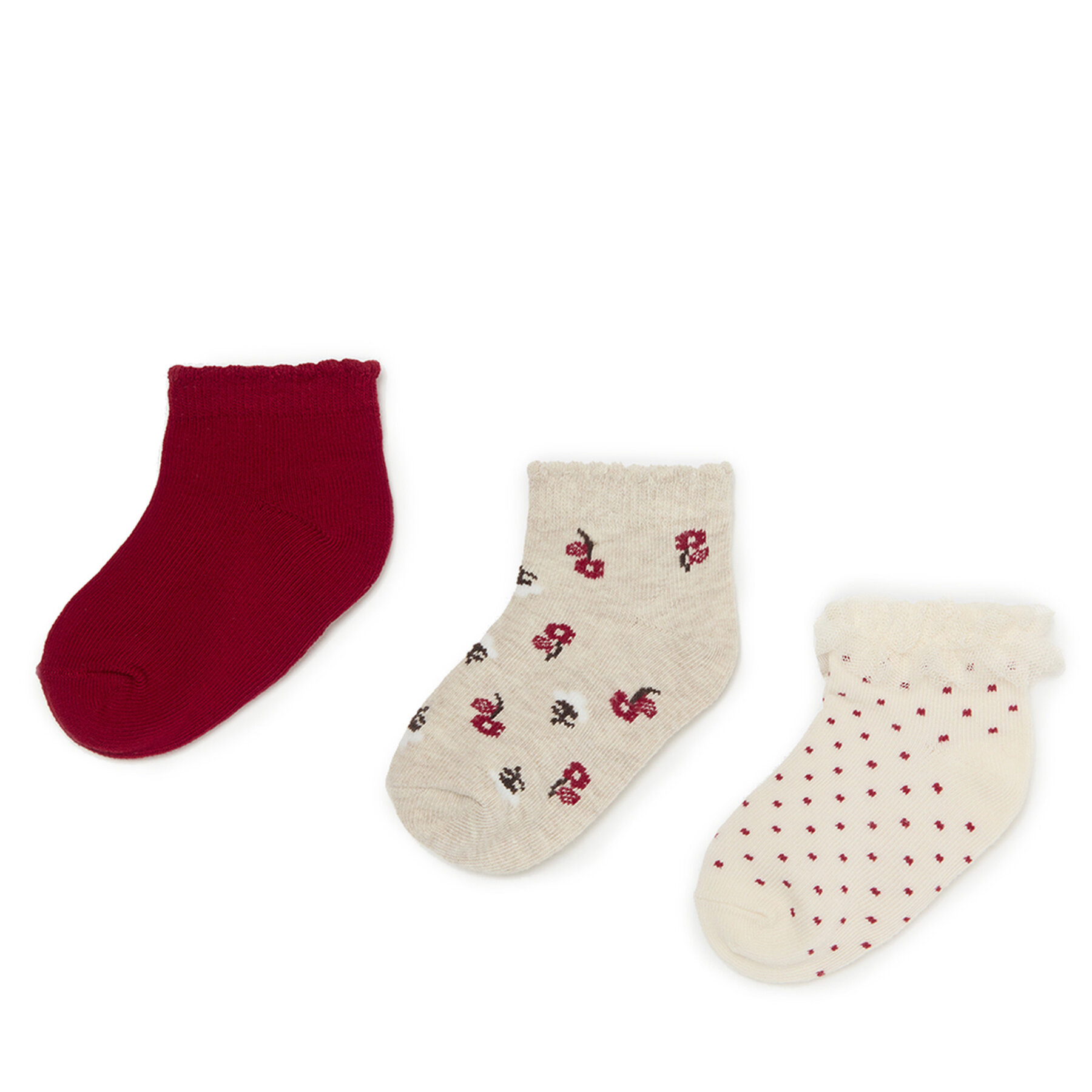 3 pares de calcetines altos para niño Mayoral 10760 De color