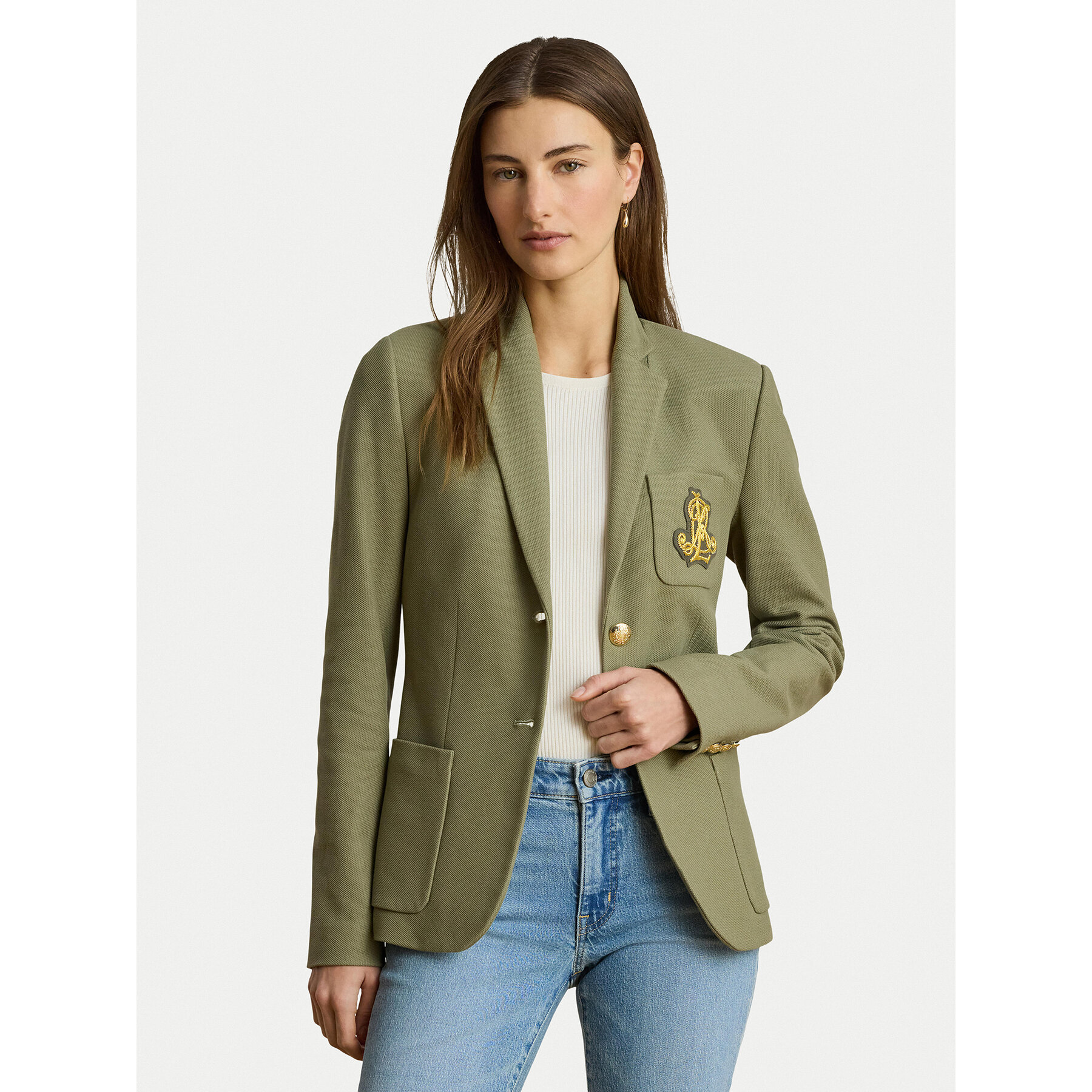 LAUREN RALPH LAUREN Sakko Bullion 200797305033 Grün Regular Fit