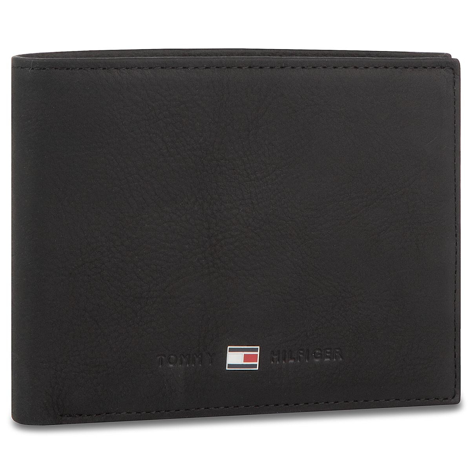 Nagyméretű férfi pénztárca Tommy Hilfiger Johnson Cc And Coin Pocket AM0AM82565/AM0AM00659 Fekete