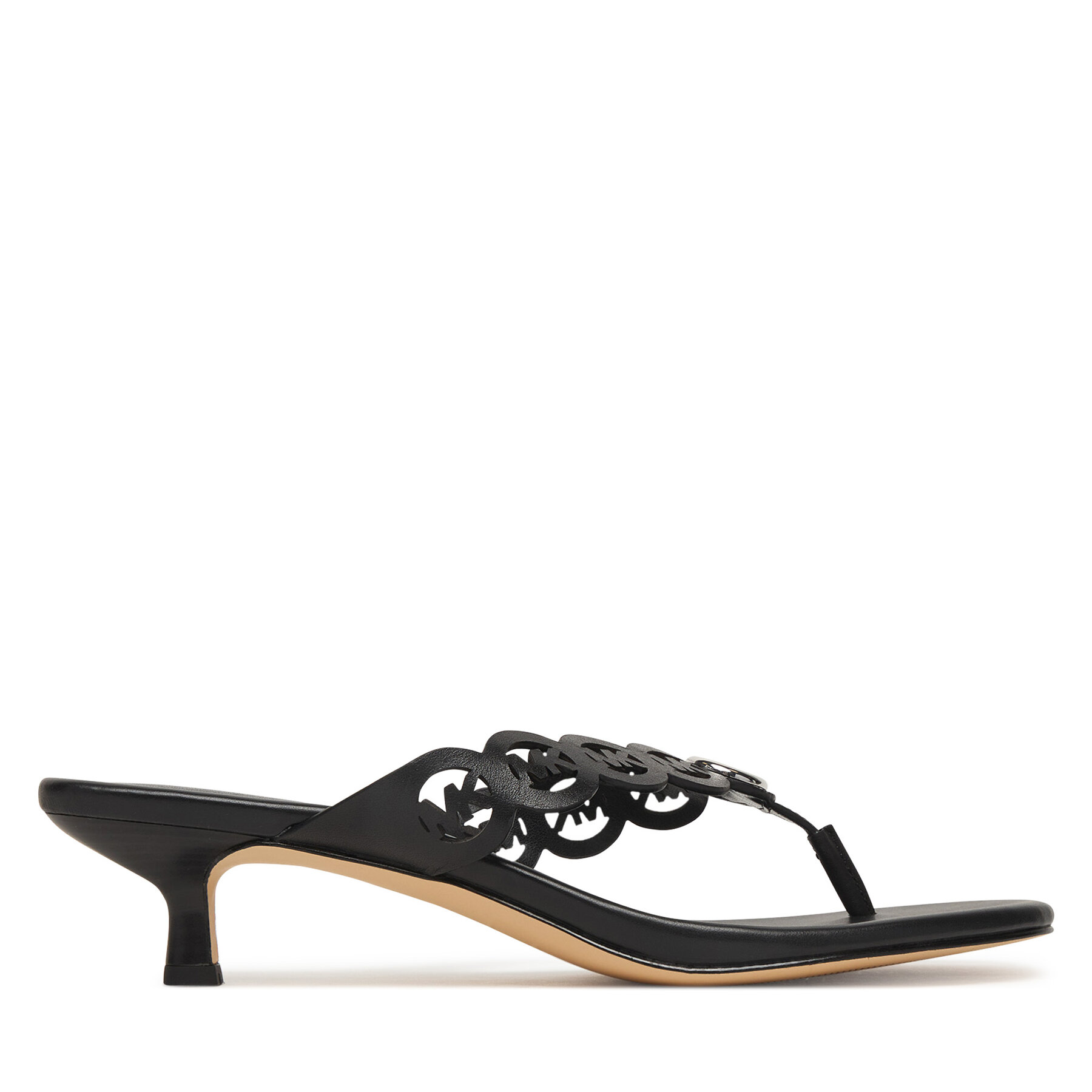 Σαγιονάρες MICHAEL Michael Kors Janie Mid Thong 40S6JNMS1L Μαύρο