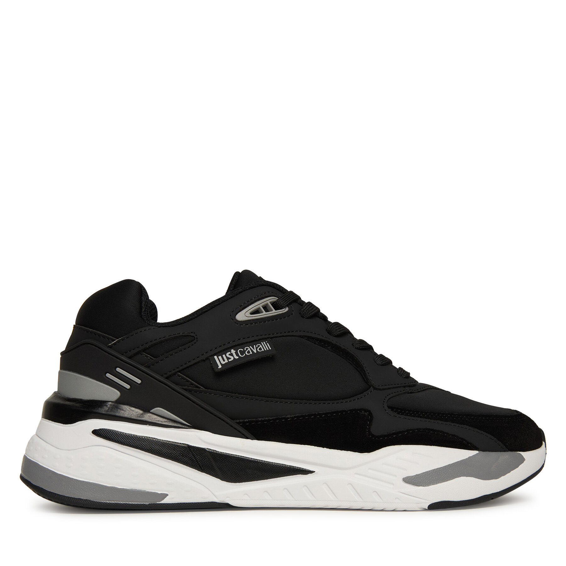 Sneakersy Just Cavalli 79QA3SD2 ZSD38 Čierna