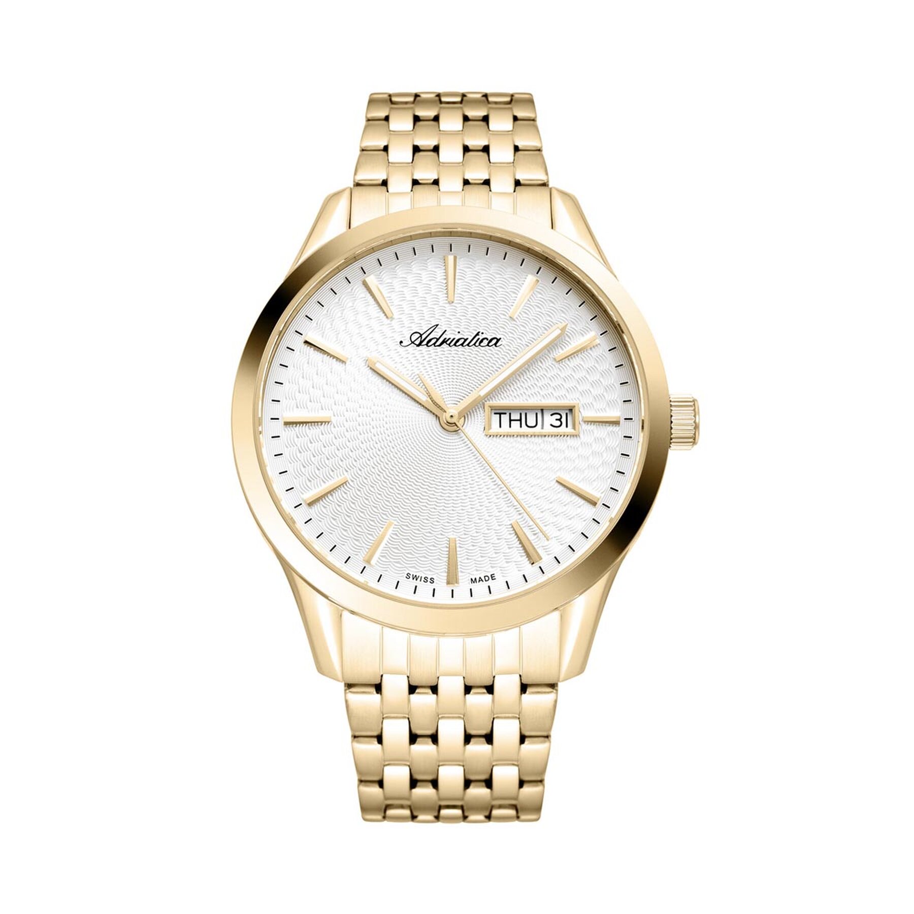 

Годинник Adriatica A8327.1113Q Gold/Gold, Золотий
